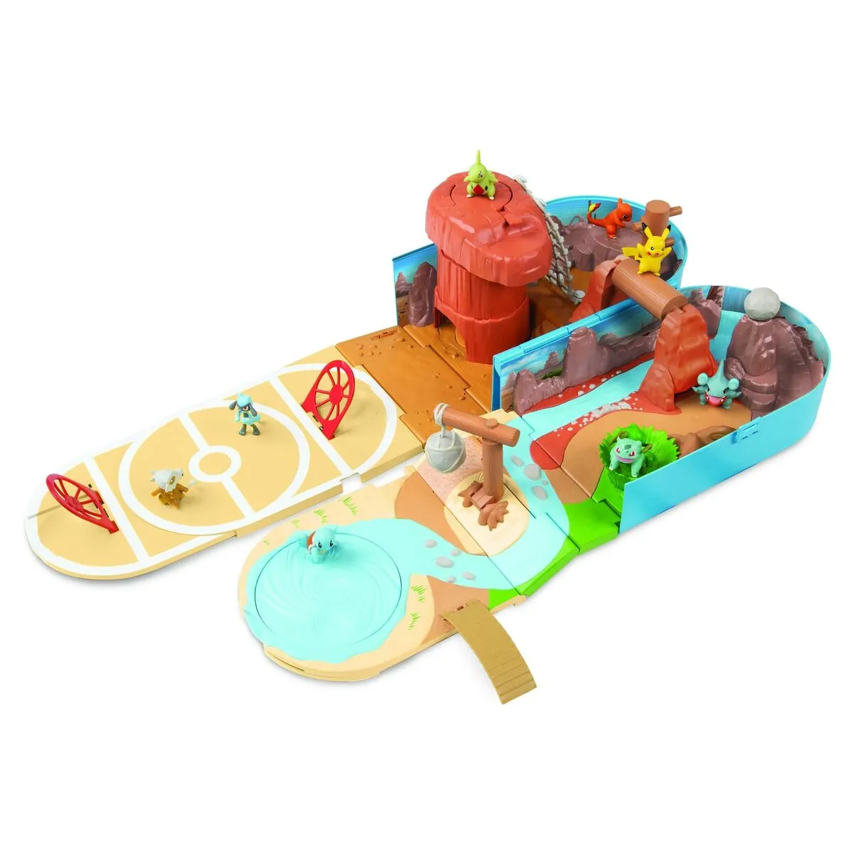 Playset Sac À Dos Pokémon – Se Transforme En Aire De Jeu, Figurine Incluse - vue 2