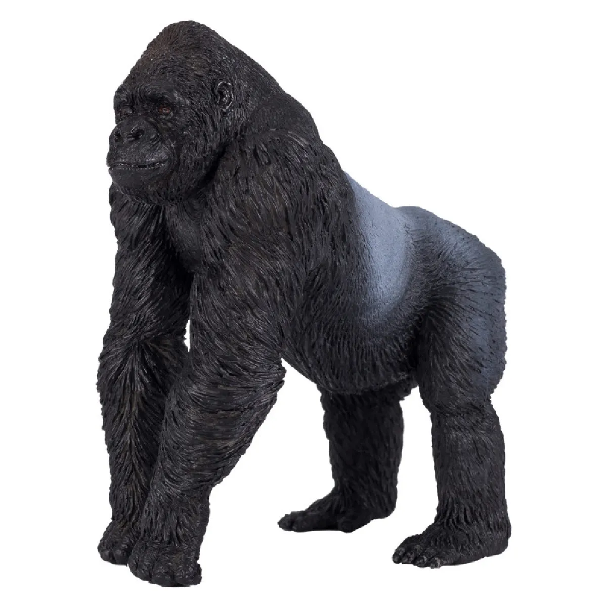 Mojo Figurine gorille dos argenté Animal Planet