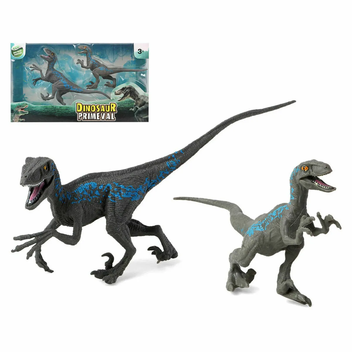 Big buy Figurines dinosaures - Set de 2