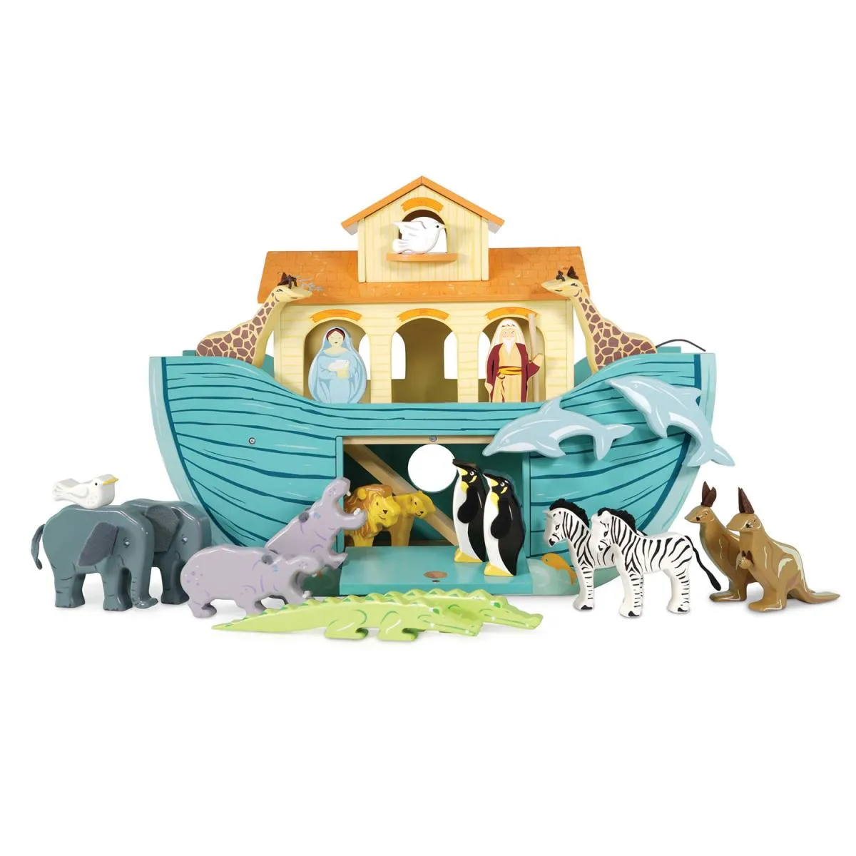 Le toy van Arche de Noé en bois