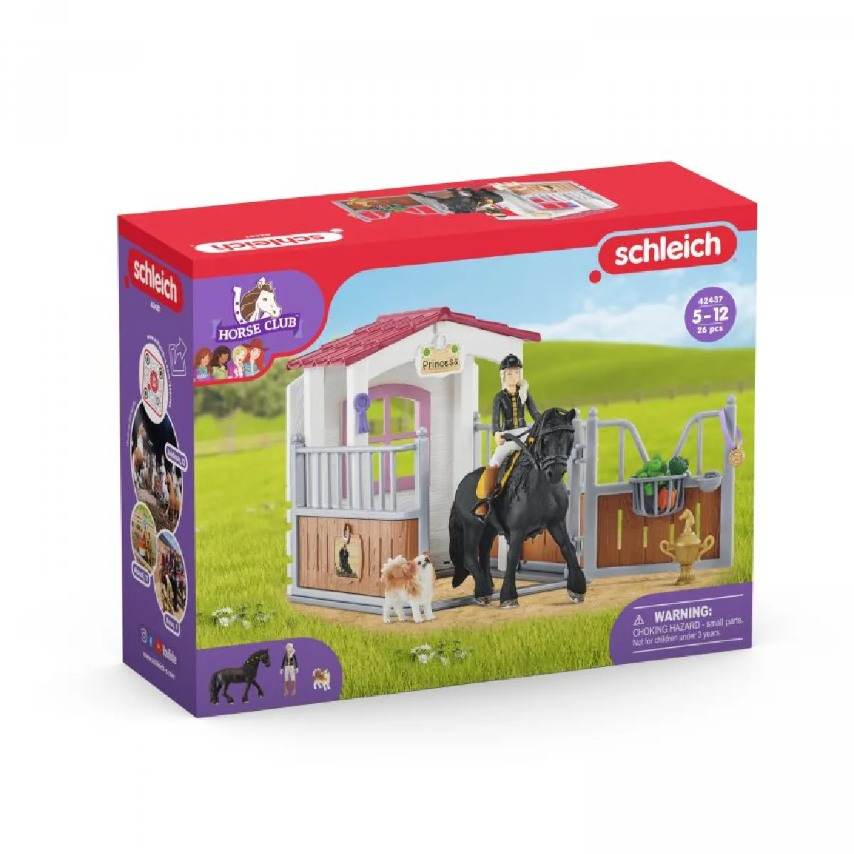 Comparer les prix de Schleich figurine équestre avec box Tori