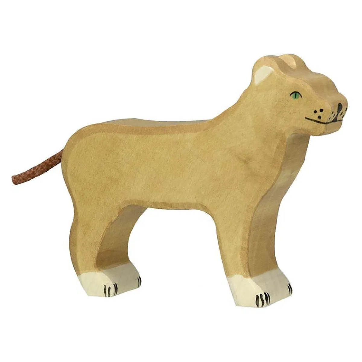 Holztiger - Figurine Lionne - Bois - Image 4