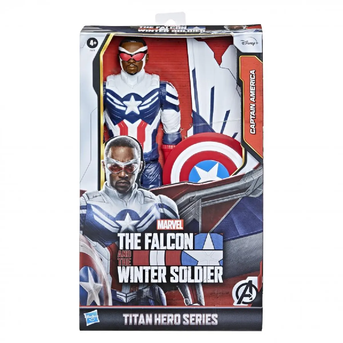 Figurine Marvel Avengers Titan Hero Nouveau Captain America avec Ailes Wakandaises Neuf