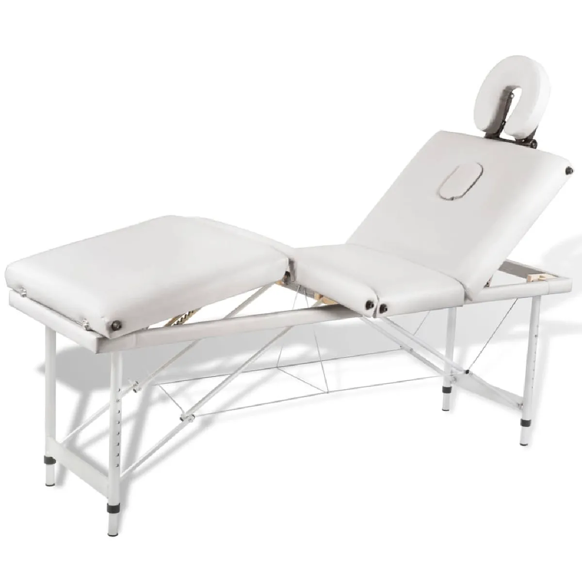 VidaXL Table massage pliable 2 zones - vue 3
