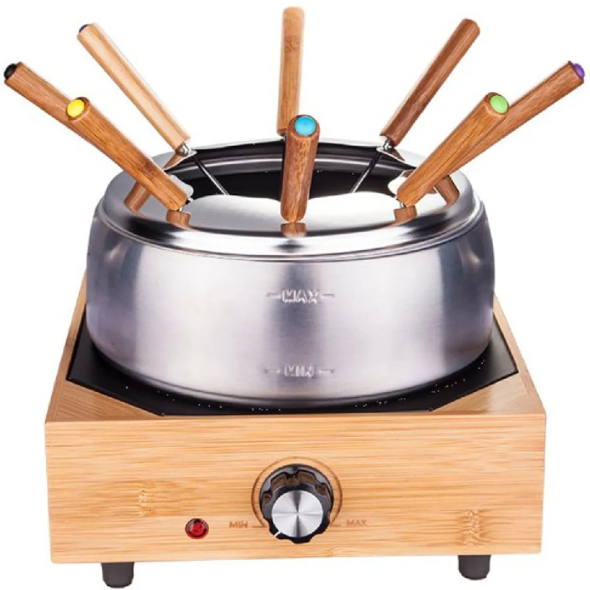 little balance - service à fondue 800w 8 fourchettes - 8320