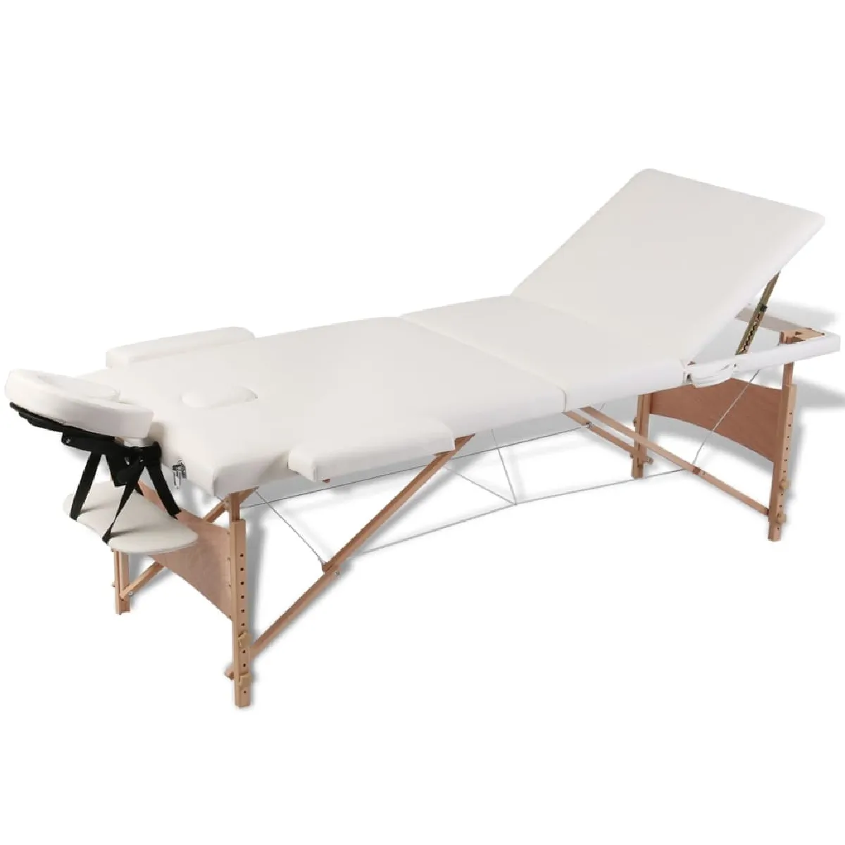 VidaXL Table massage pliable 2 zones - vue 6
