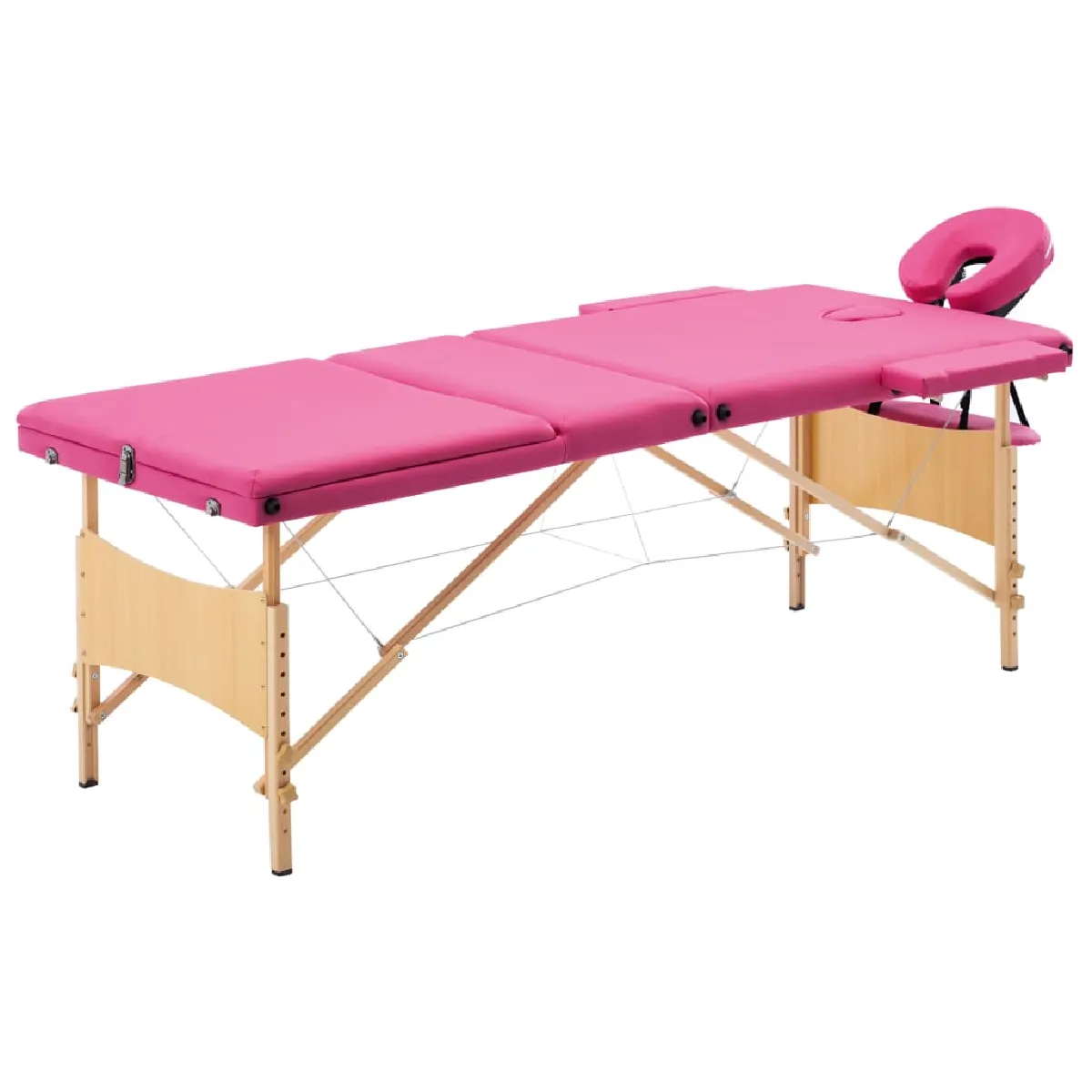 VidaXL Table massage pliable 2 zones - vue 2