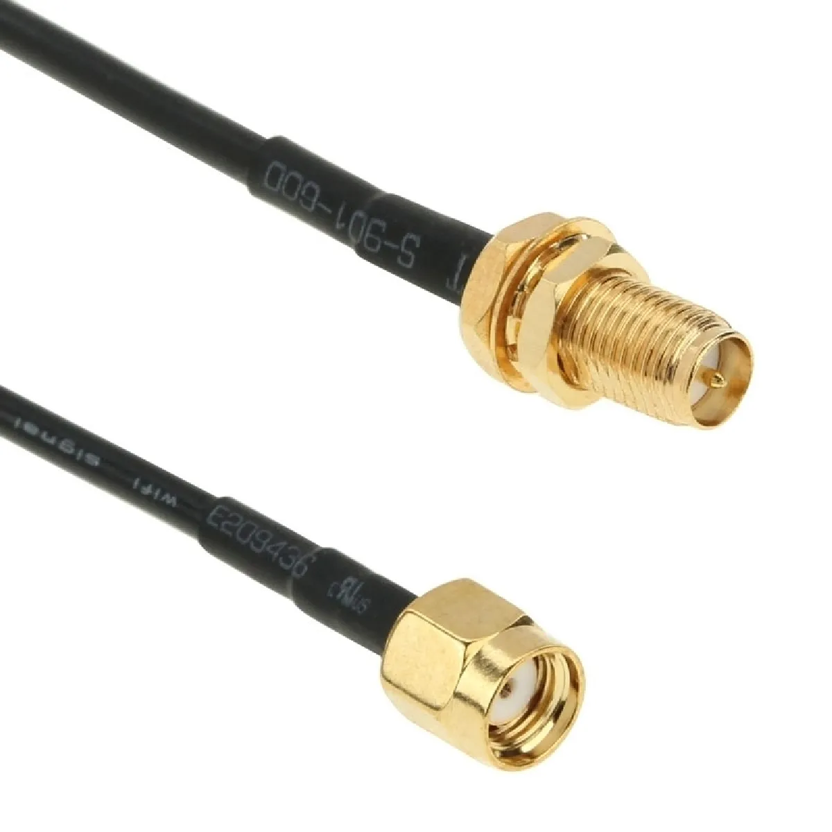 Wewoo Câble d'extension d'antenne Wi-Fi - 10 m - 2,4 GHz - RP-SMA mâle vers femelle