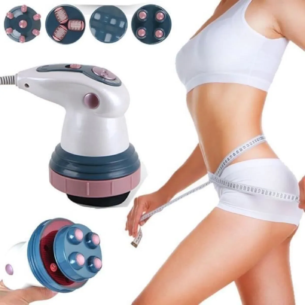 Masseur Électrique Anti Cellulite Black+Decker BEMW351-QS – 4 Têtes Interchangeables, Vitesse Réglable - vue 2