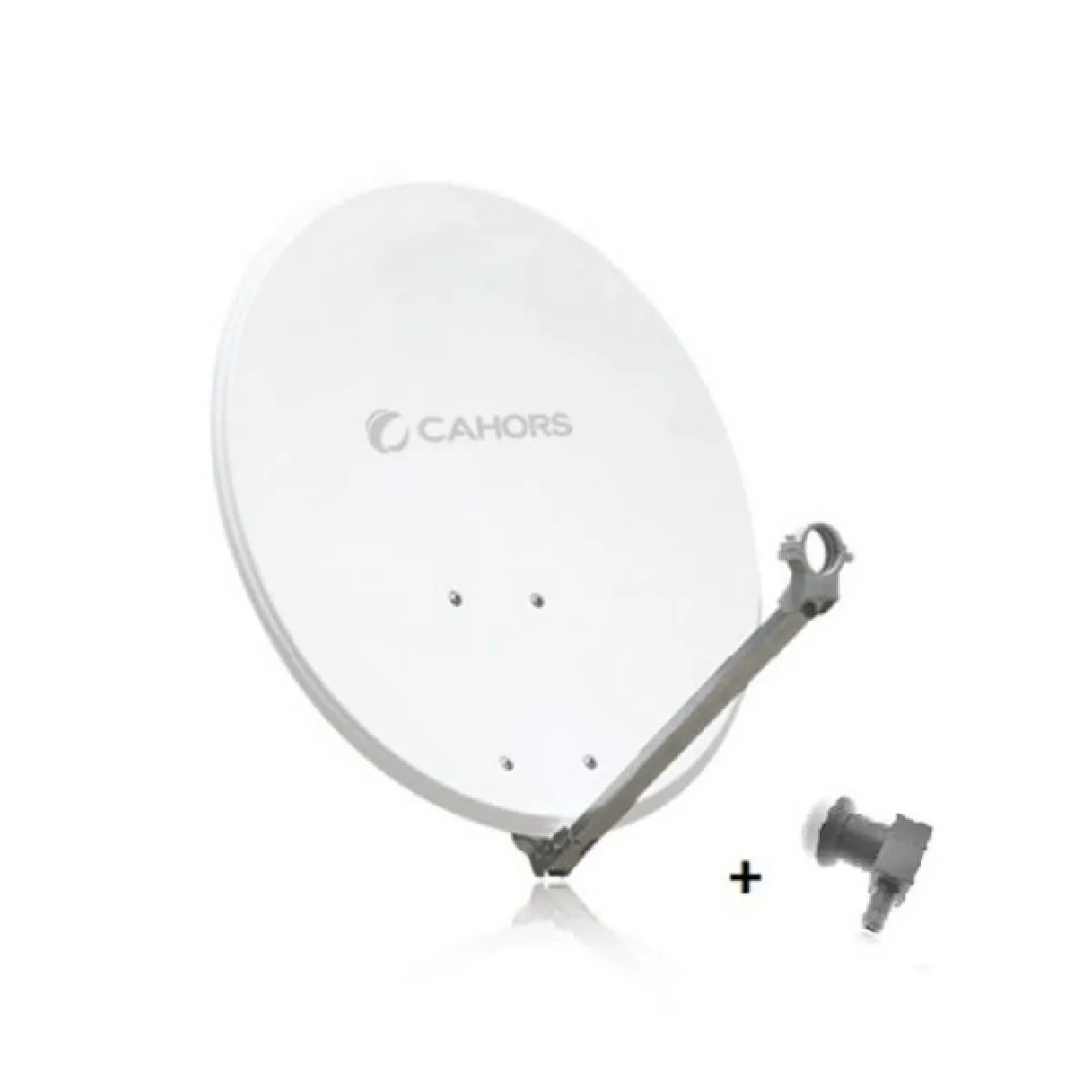 Cahors Blanc Antenne Parabolique 65Cm Alu + Lnb - 141201R13