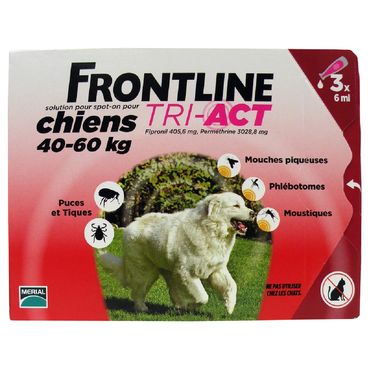 Frontline Tri-act chien