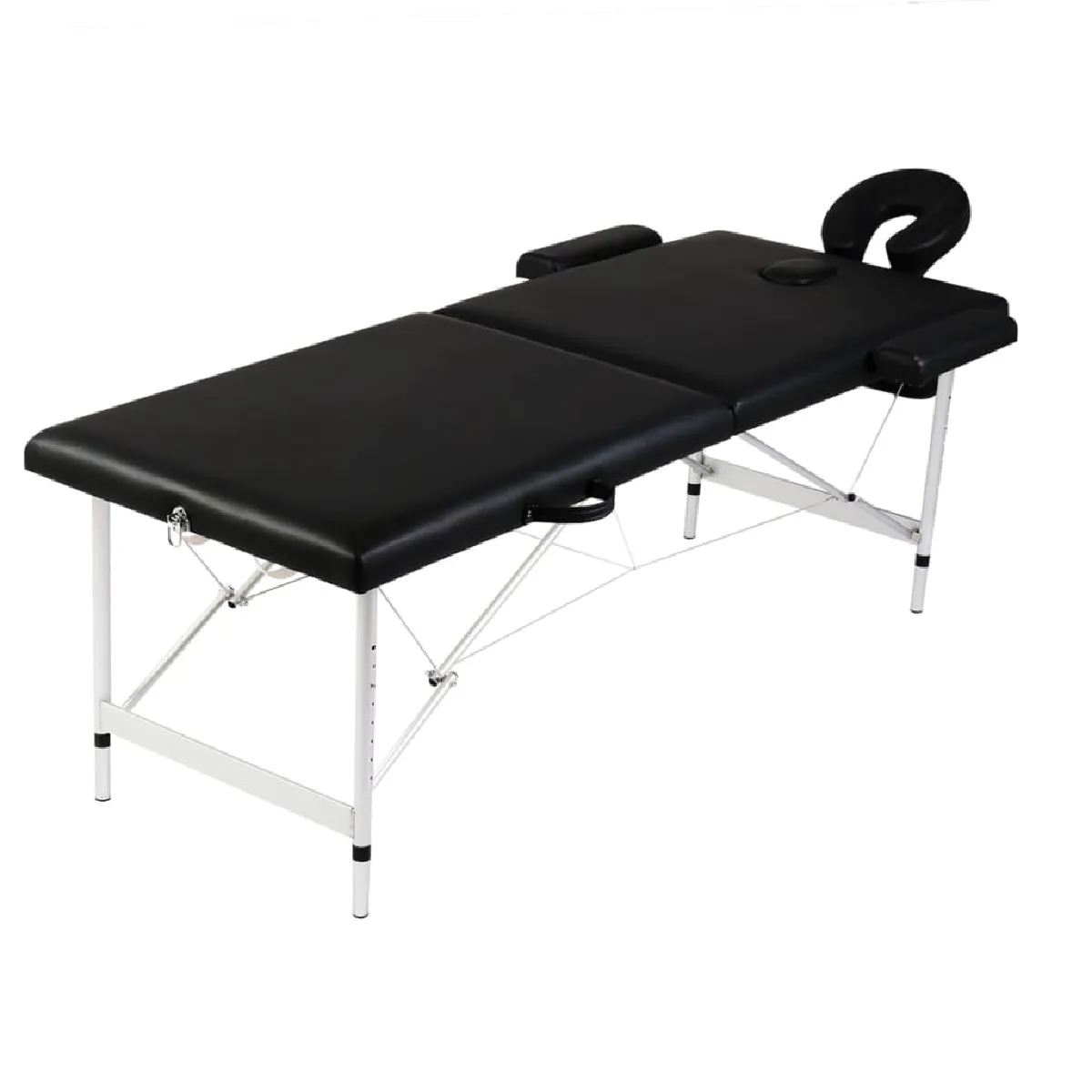 VidaXL Table massage pliable 2 zones - vue 5