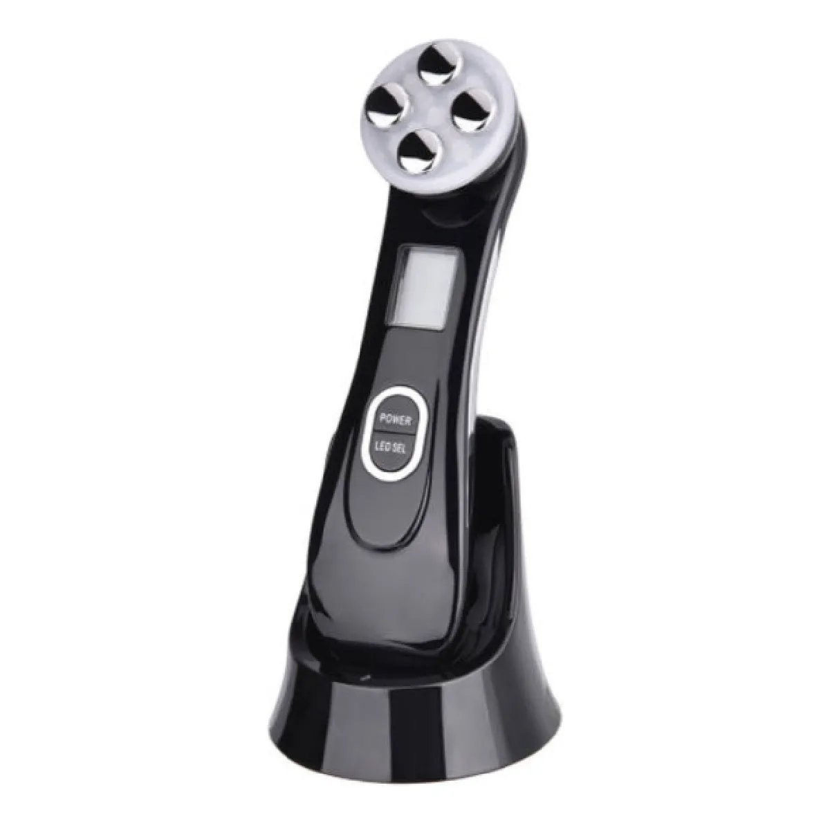 Chrono Noir Appareil De Soin Du Visage Rf Led Ems