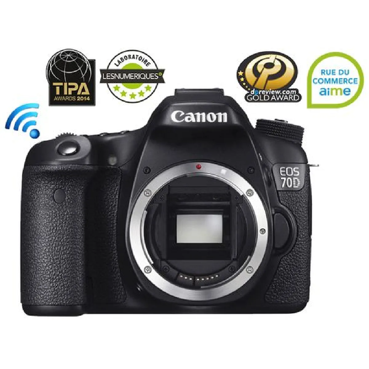 Canon EOS 70D Boitier - Appareil photo numérique Reflex - Rue du