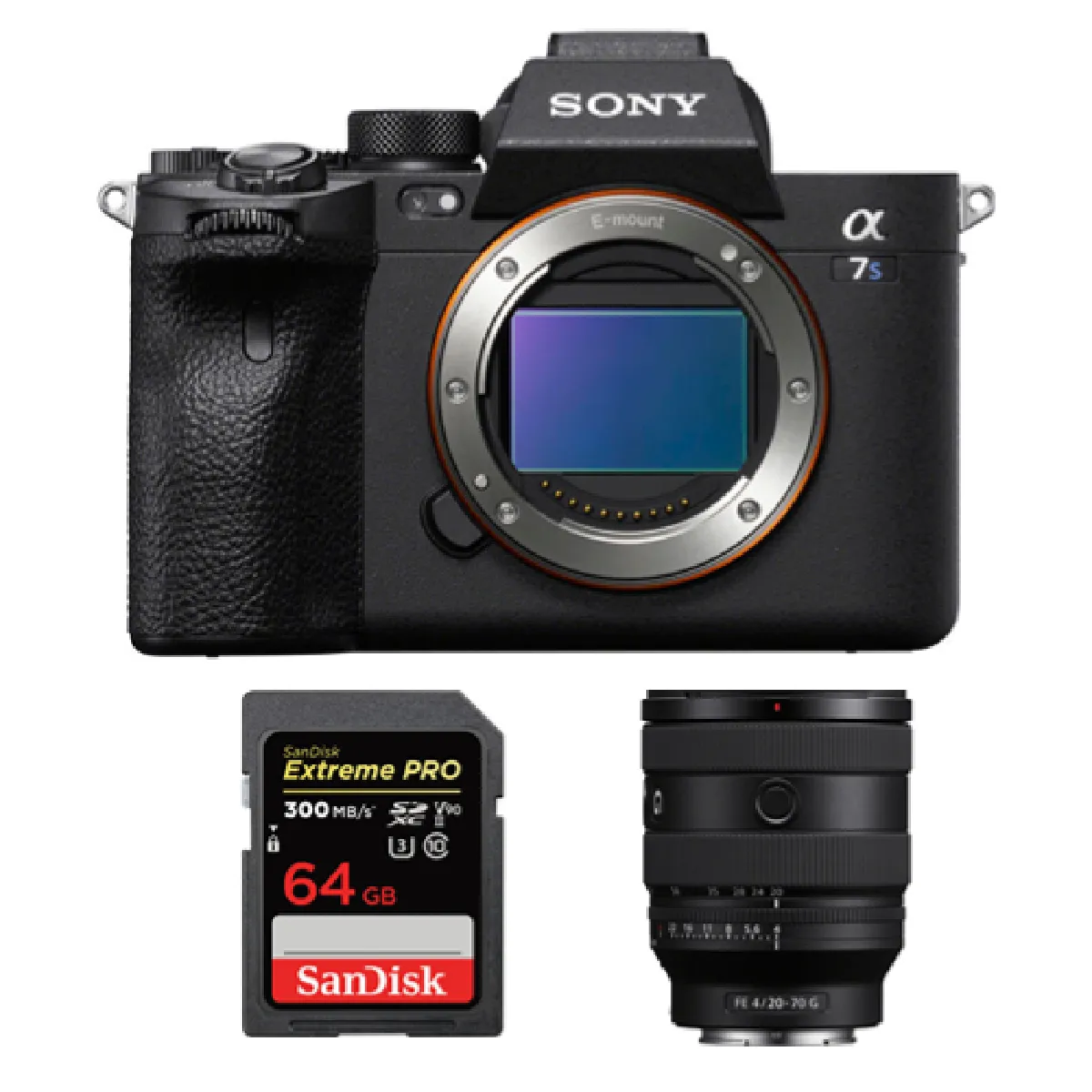 Sony Alpha A7S III Appareil photo + FE 20 70mm F4 G + SanDisk Extreme Pro SDXC UHS II U3 V90 300 Mo/ - vue 4