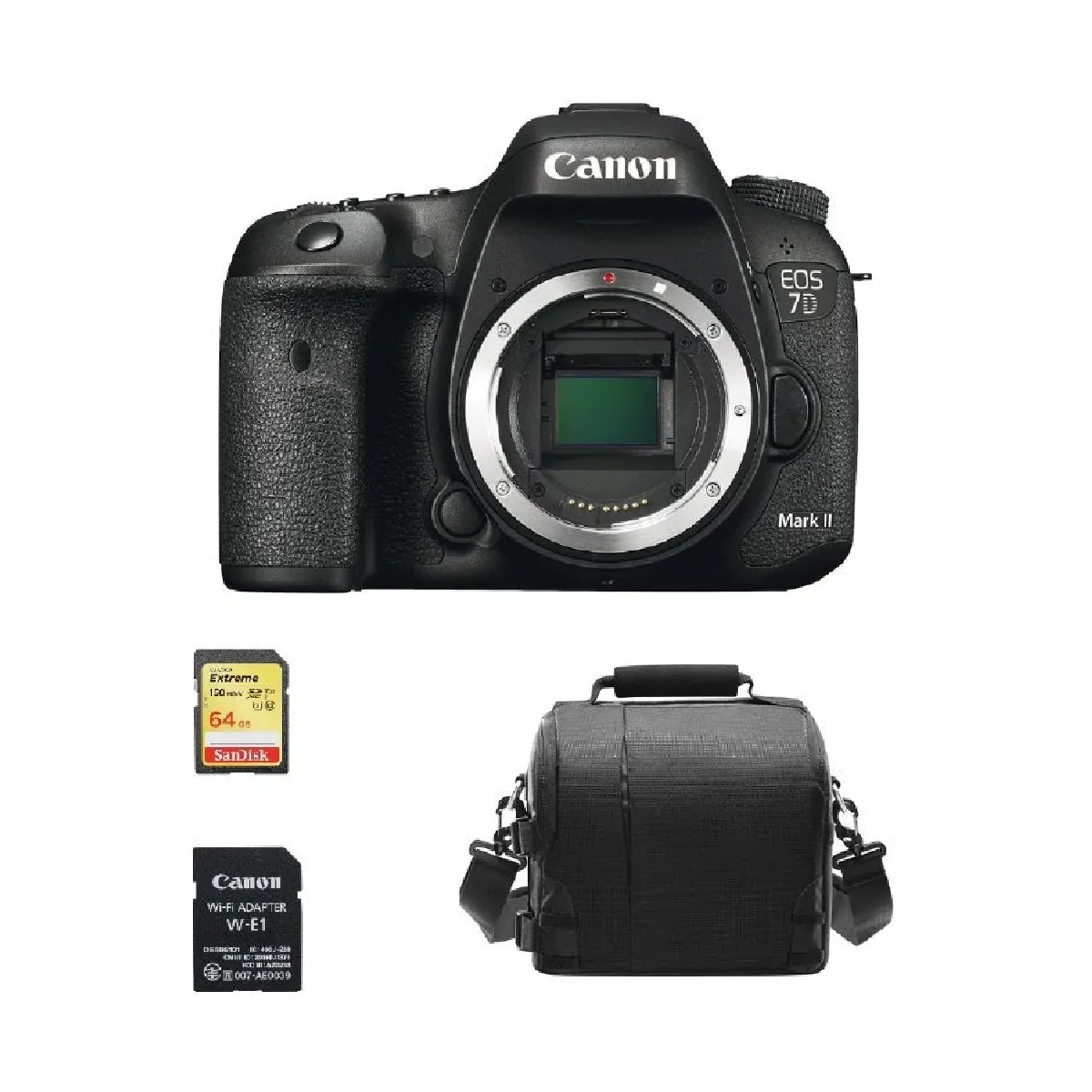 Canon EOS 7D II Body + WiFi Adapter W E1