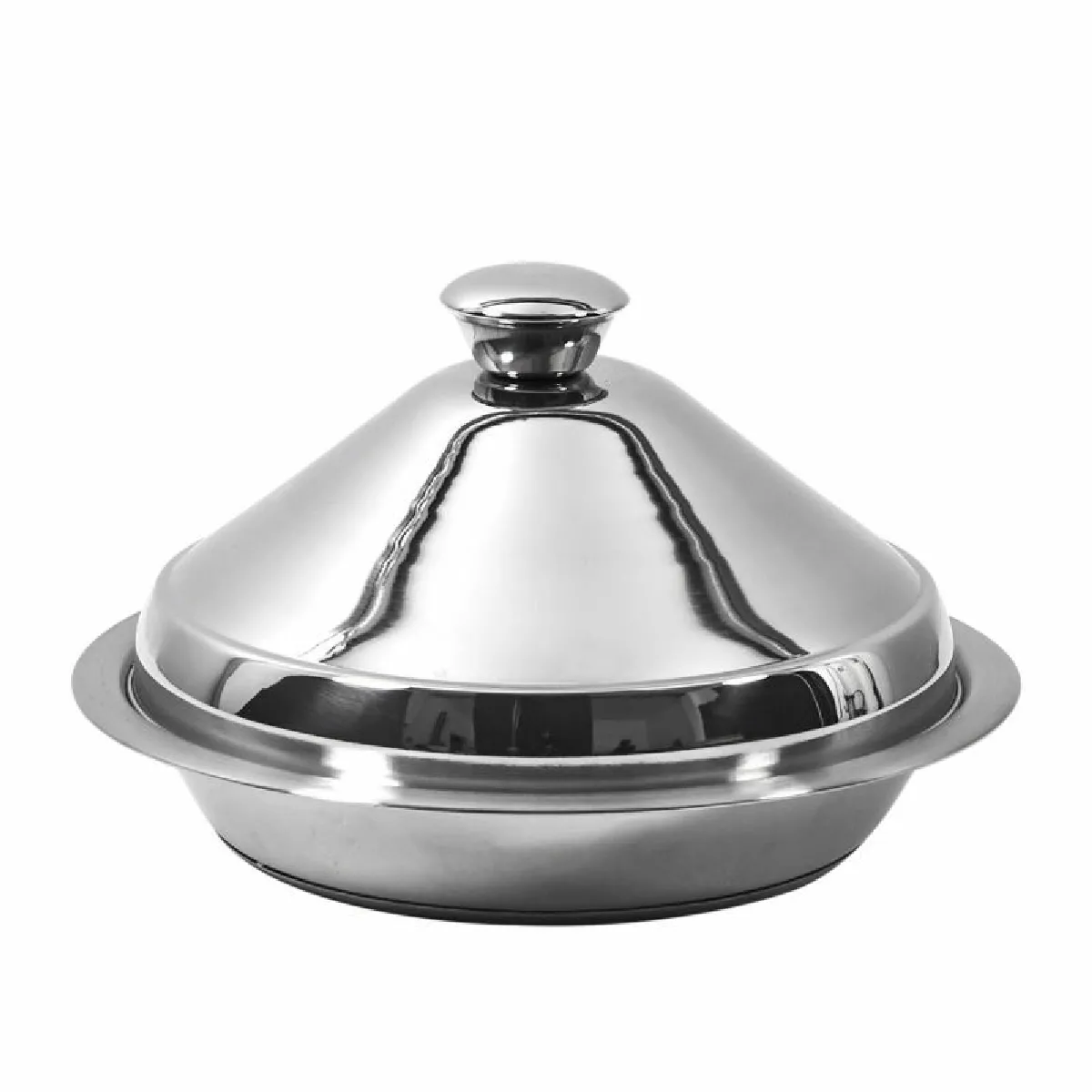 PARIS PRIX Cook Concept Tajine en acier inoxydable tous feux 24 cm
