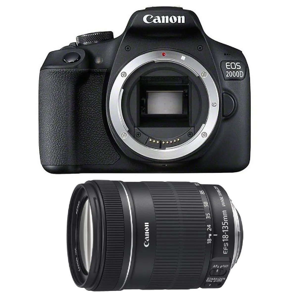 CANON  EOS 2000D + EF-S 18-135 mm IS USM