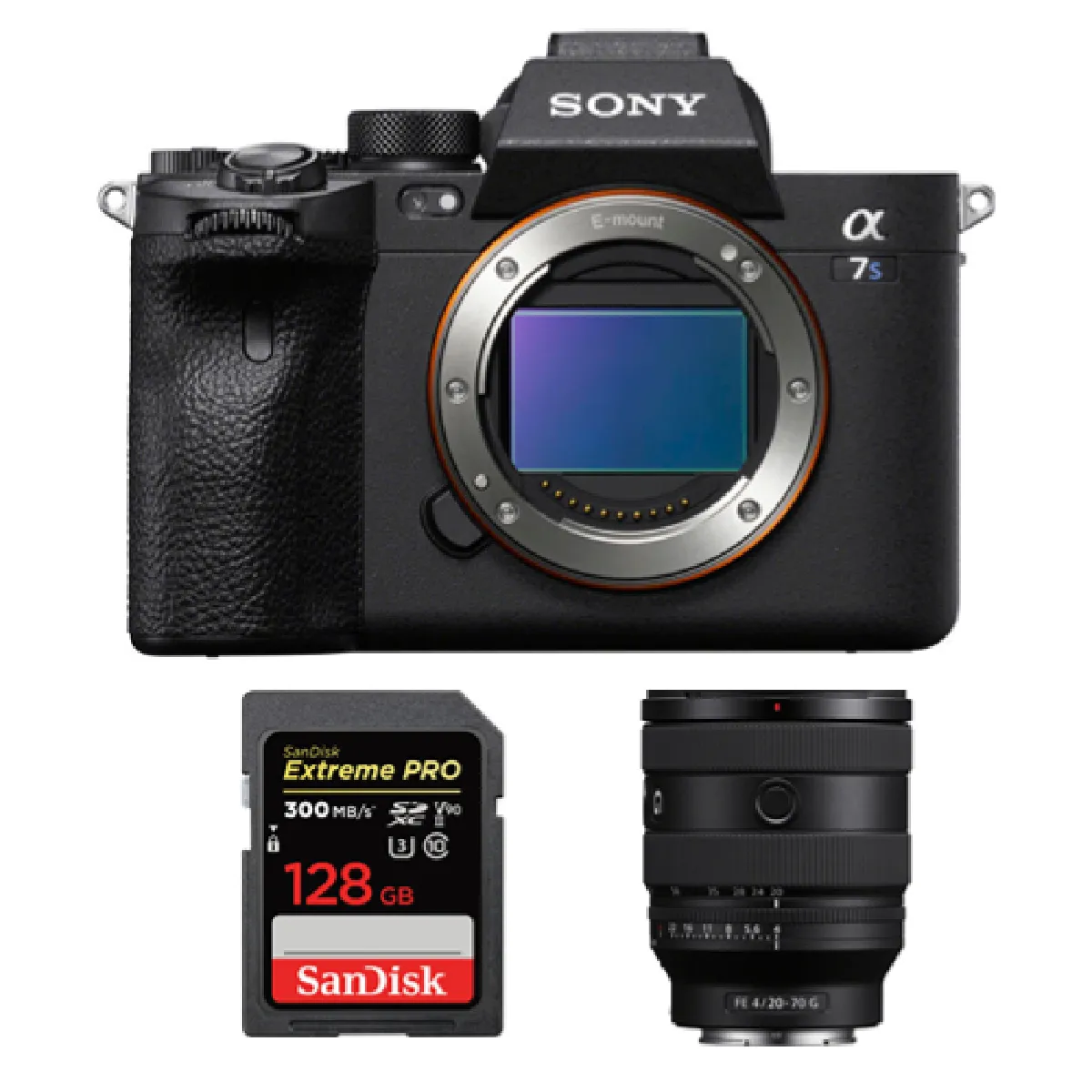 Sony Alpha A7S III Boîtier + FE 20 70mm F4 G + SanDisk Extreme Pro SDXC UHS II U3 300 Mo/ - vue 2