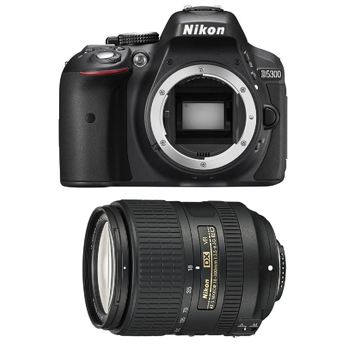 Nikon D5300 + 18-300 f/3.5-6.3 VR - Appareil photo numérique
