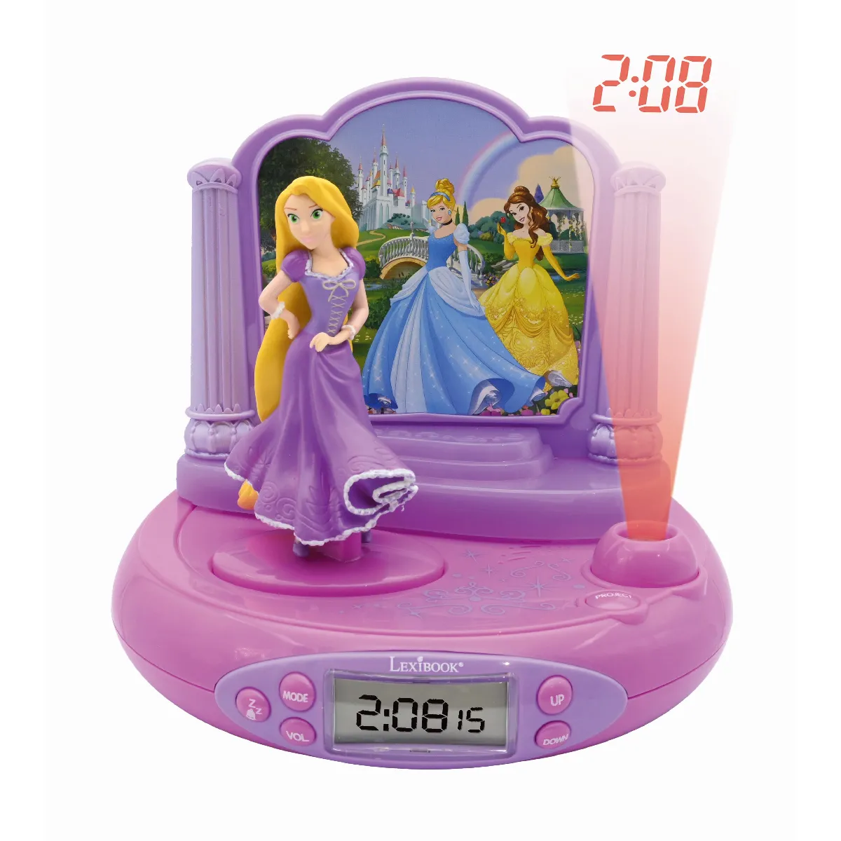 Lexibook Radio Réveil Projecteur Disney Princesses
