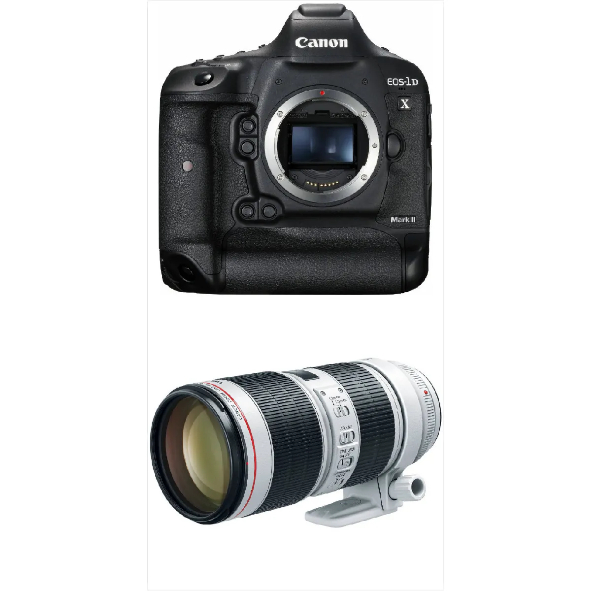 美品☆Cano EOS 1DX Canon EOS 1DX II + EF 70-200mm - Appareil photo Reflex - Rue du