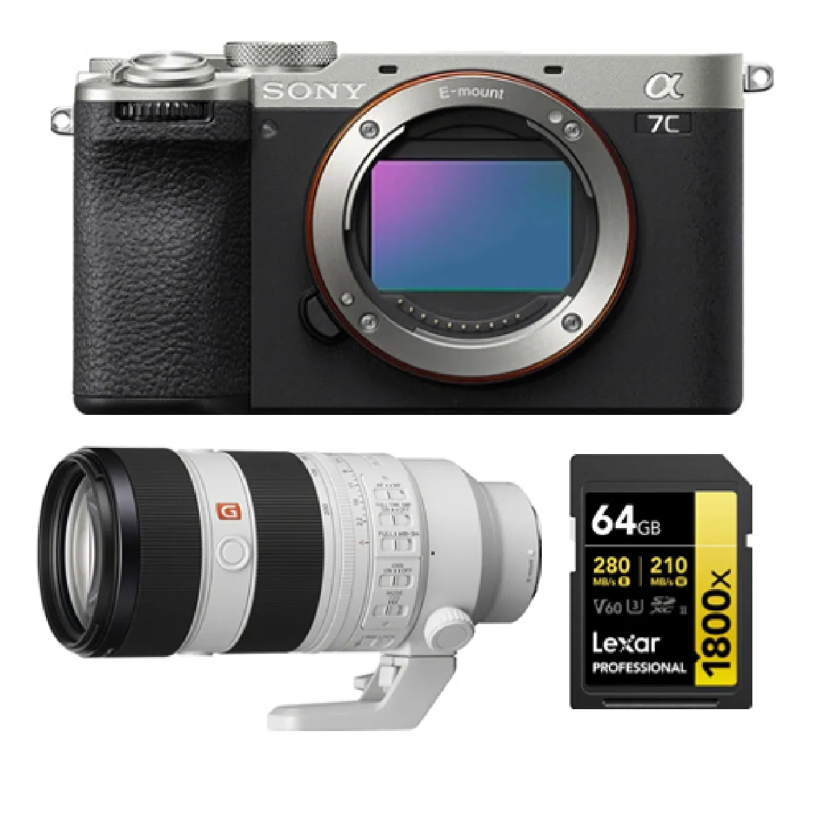 Sony Alpha A7C II + FE 70 200 - vue 2