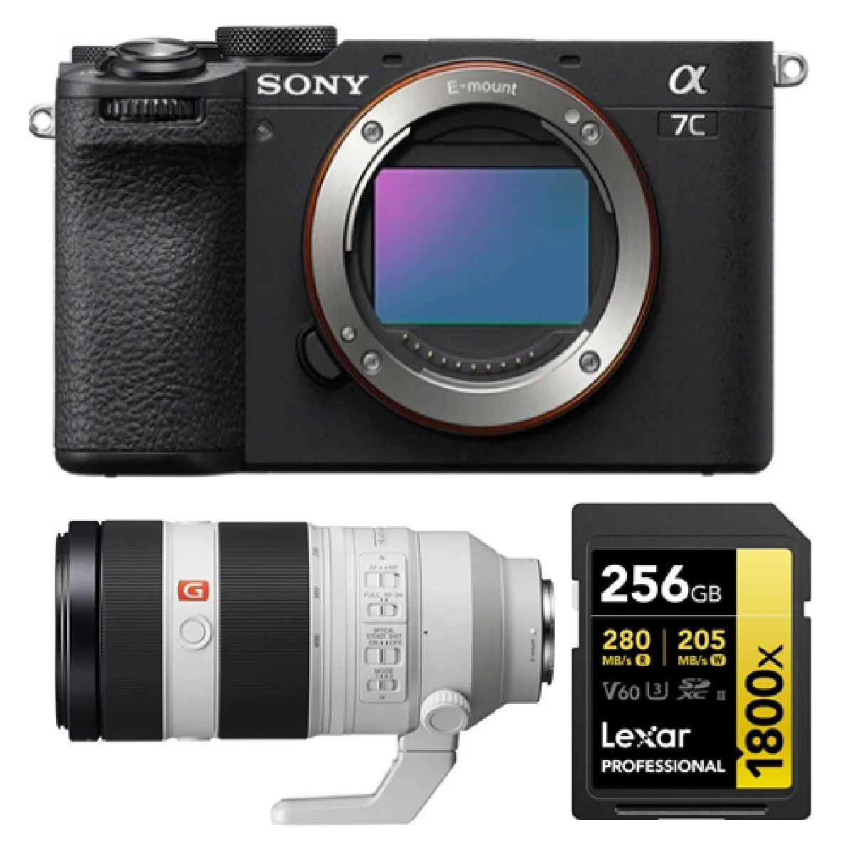 Sony Alpha A7C II + Objectif 100 400mm - vue 2