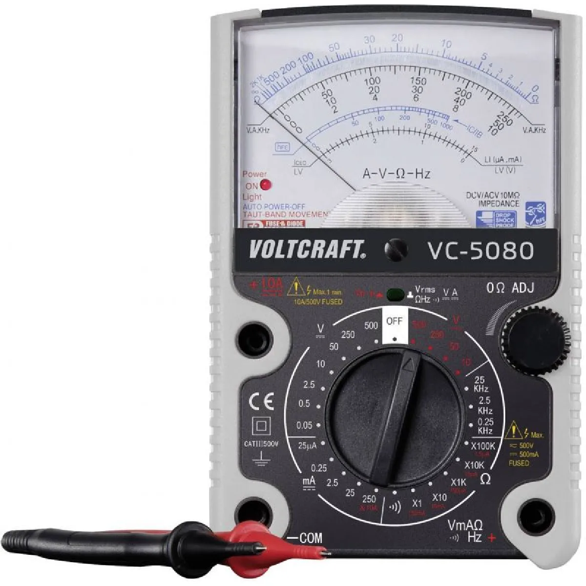 Voltcraft Multimètre Vc-5080 Analogique Cat Iii 500 V - Image 4