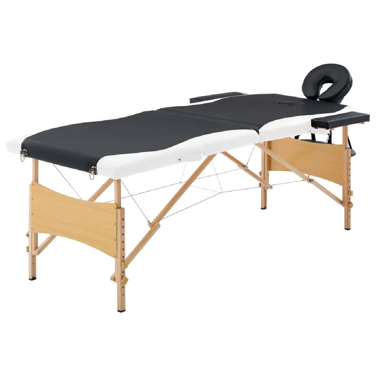 VidaXL Table massage pliable 2 zones - vue 2