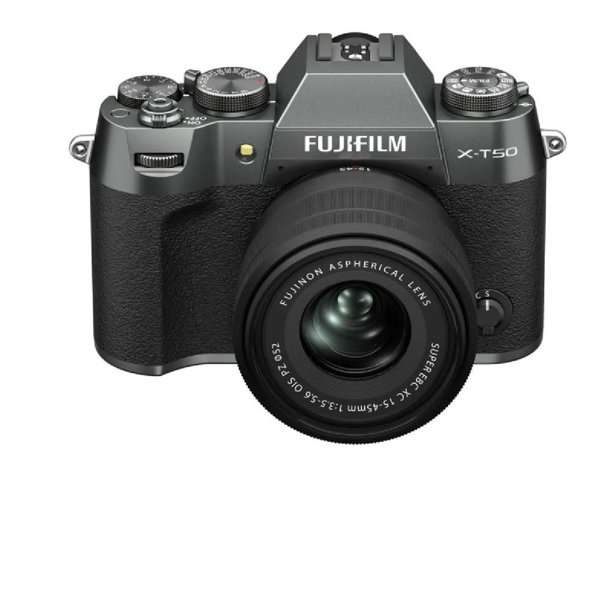 Fujifilm X T50 Kit + XC15-45 mm - Argent anthracite