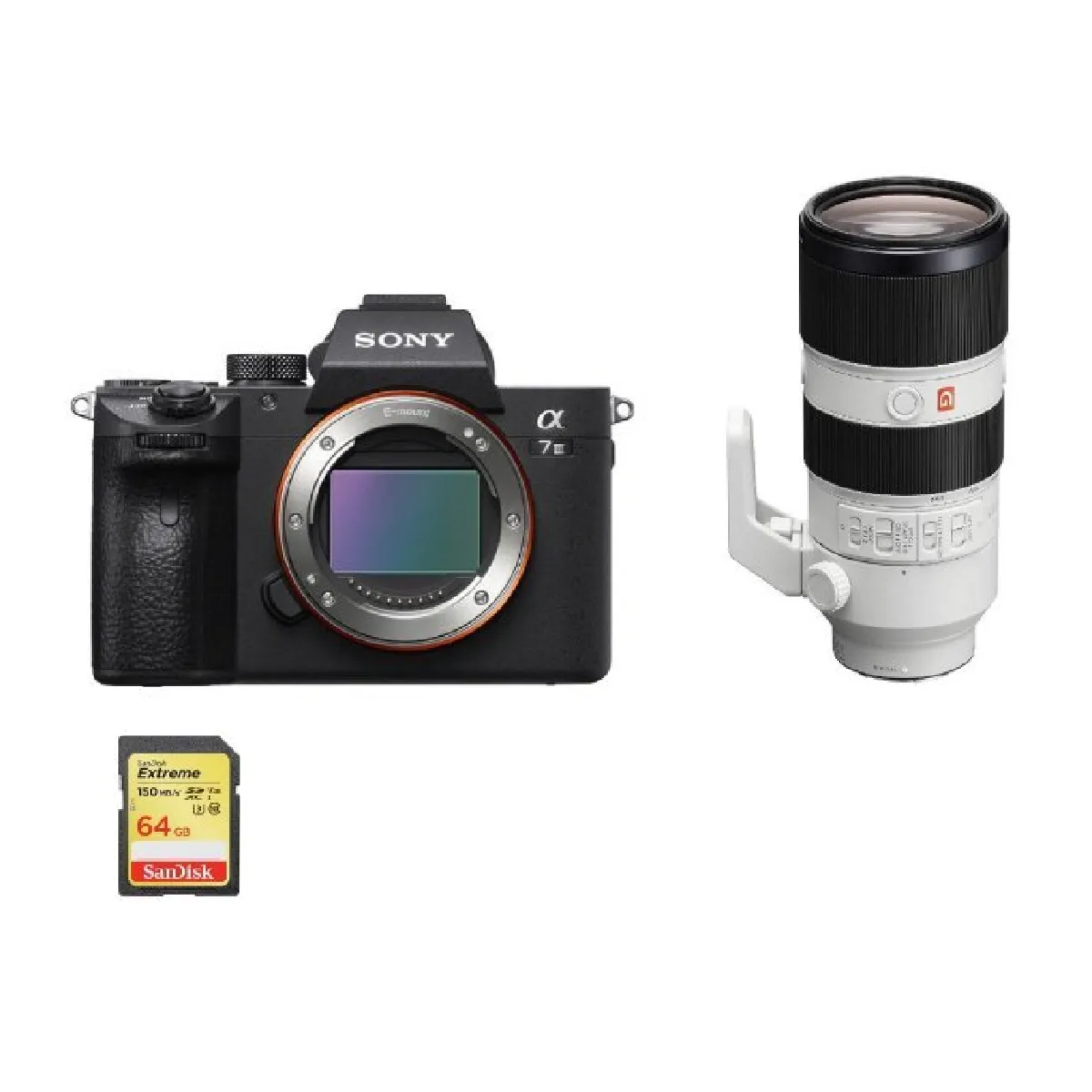 Sony A7 III + SEL 70 200MM - vue 2