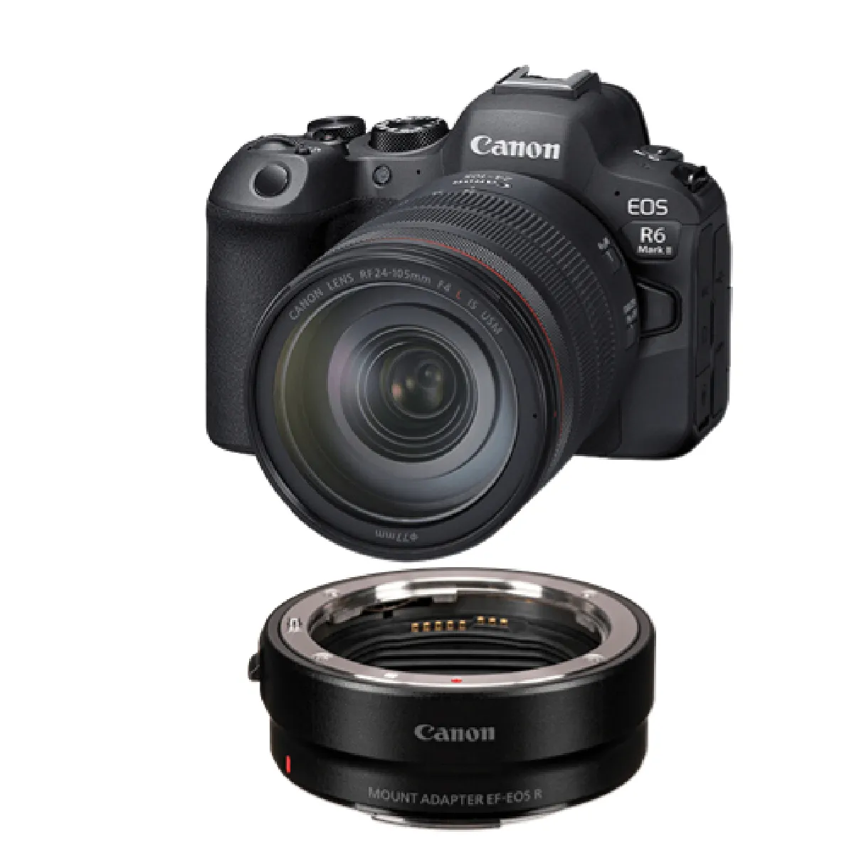 Canon EOS R6 II + RF 24 105mm + Adaptateur EF EOS R