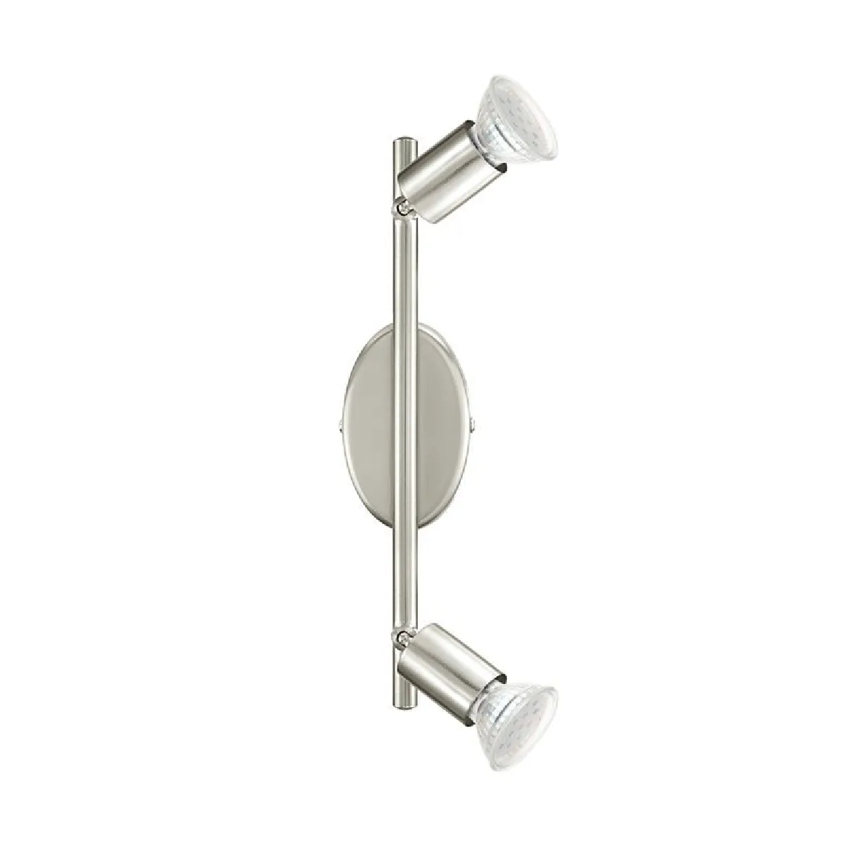 Eglo 92596 Plafonnier Led Buzz, Acier, Gu10, Nickel Mat