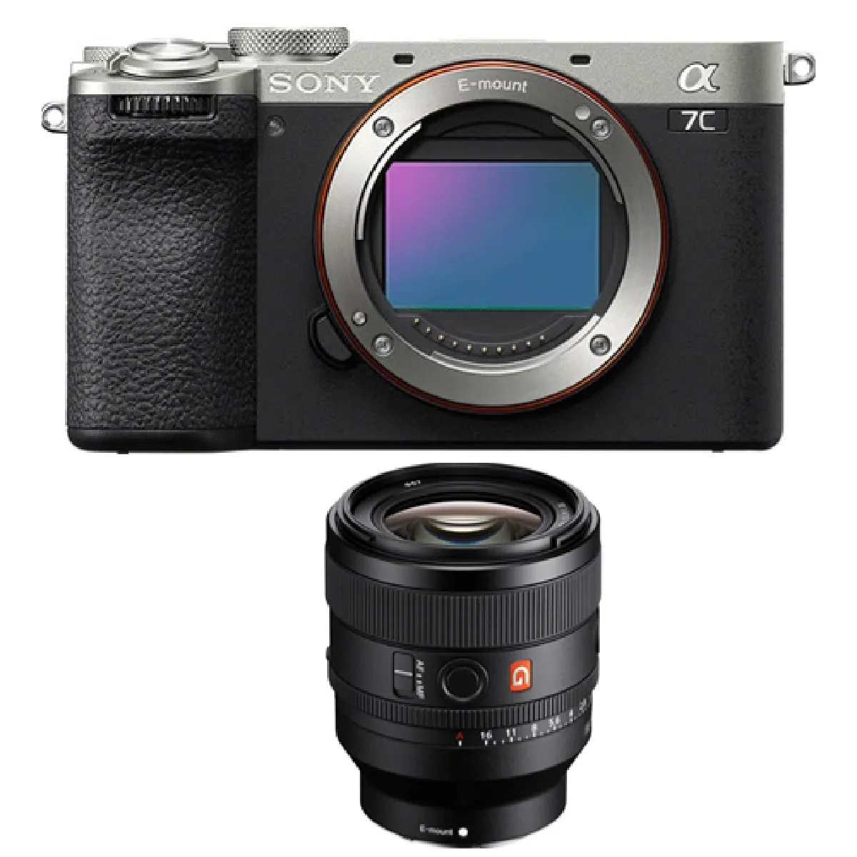 Sony Alpha A7C II + Objectif 50mm - Argent