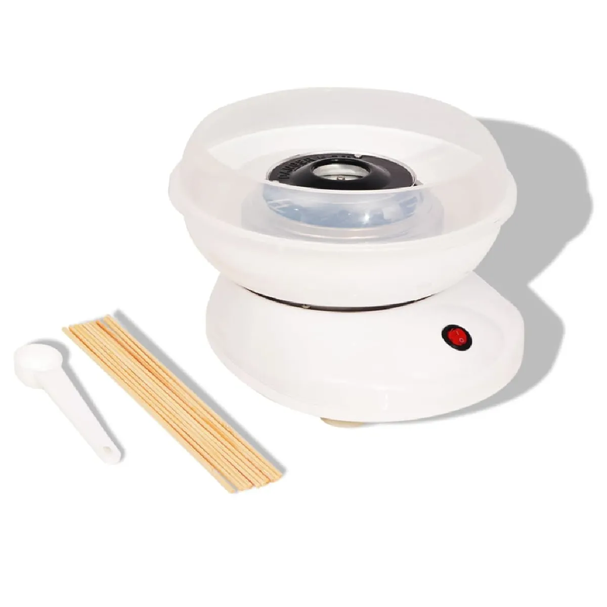 vidaXL Appareil à barbe à papa 480 W Blanc vidaXL Appareil à barbe à papa 480 W Blanc