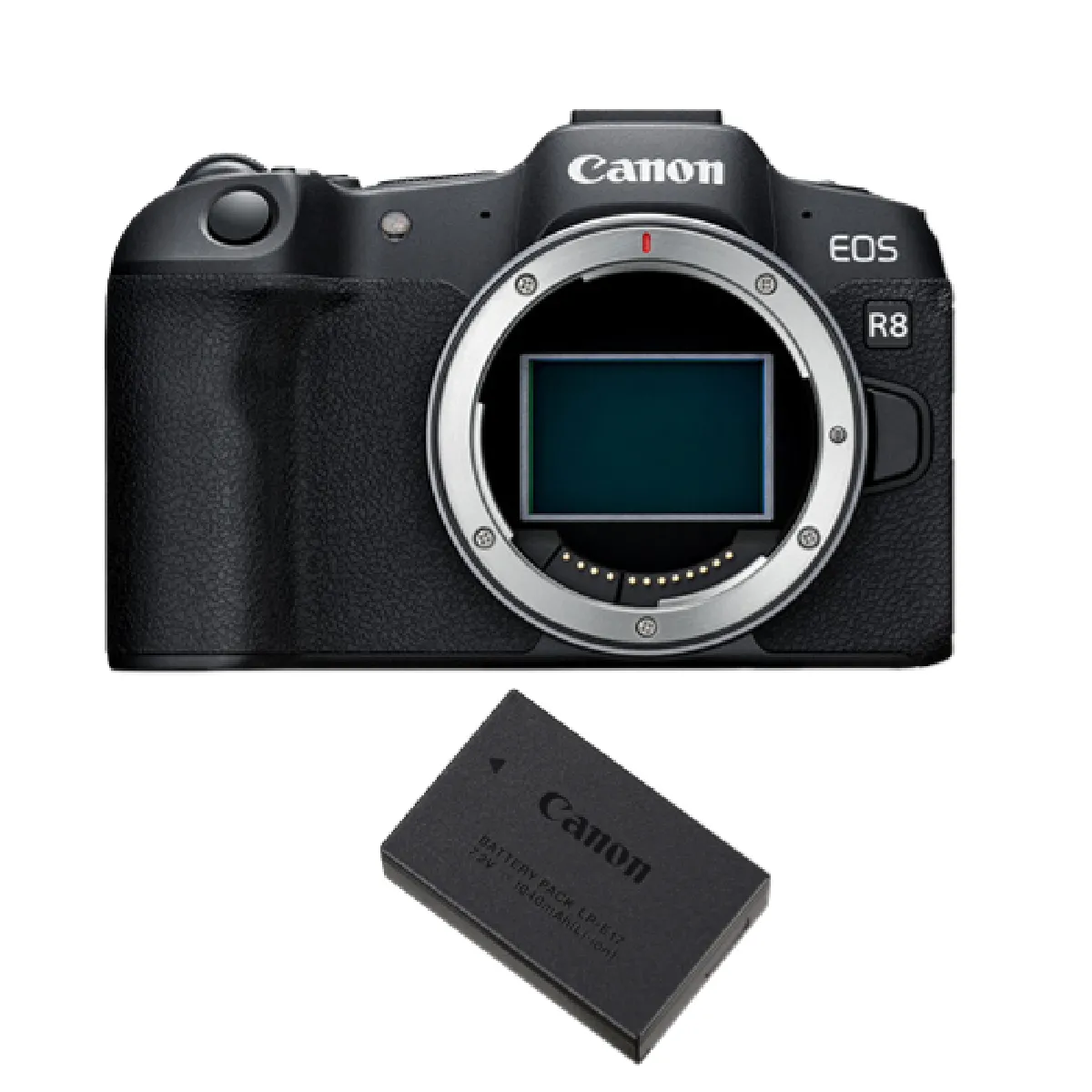 Canon EOS R8 Boîtier + Batterie LP E17