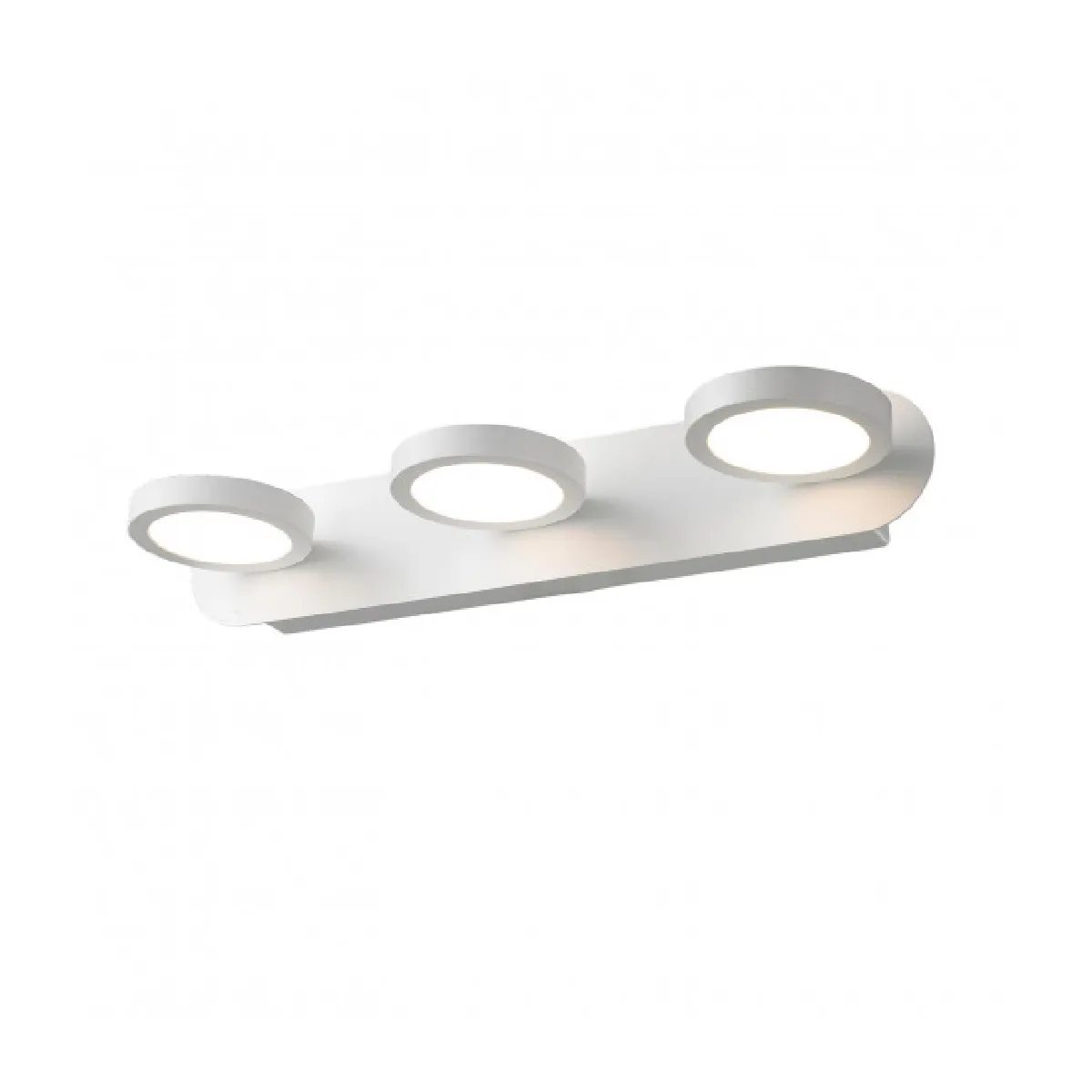 Luminaire_center Applique murale LED 3 lampes - Blanc Luminaire_center Applique murale LED 3 lampes - Blanc