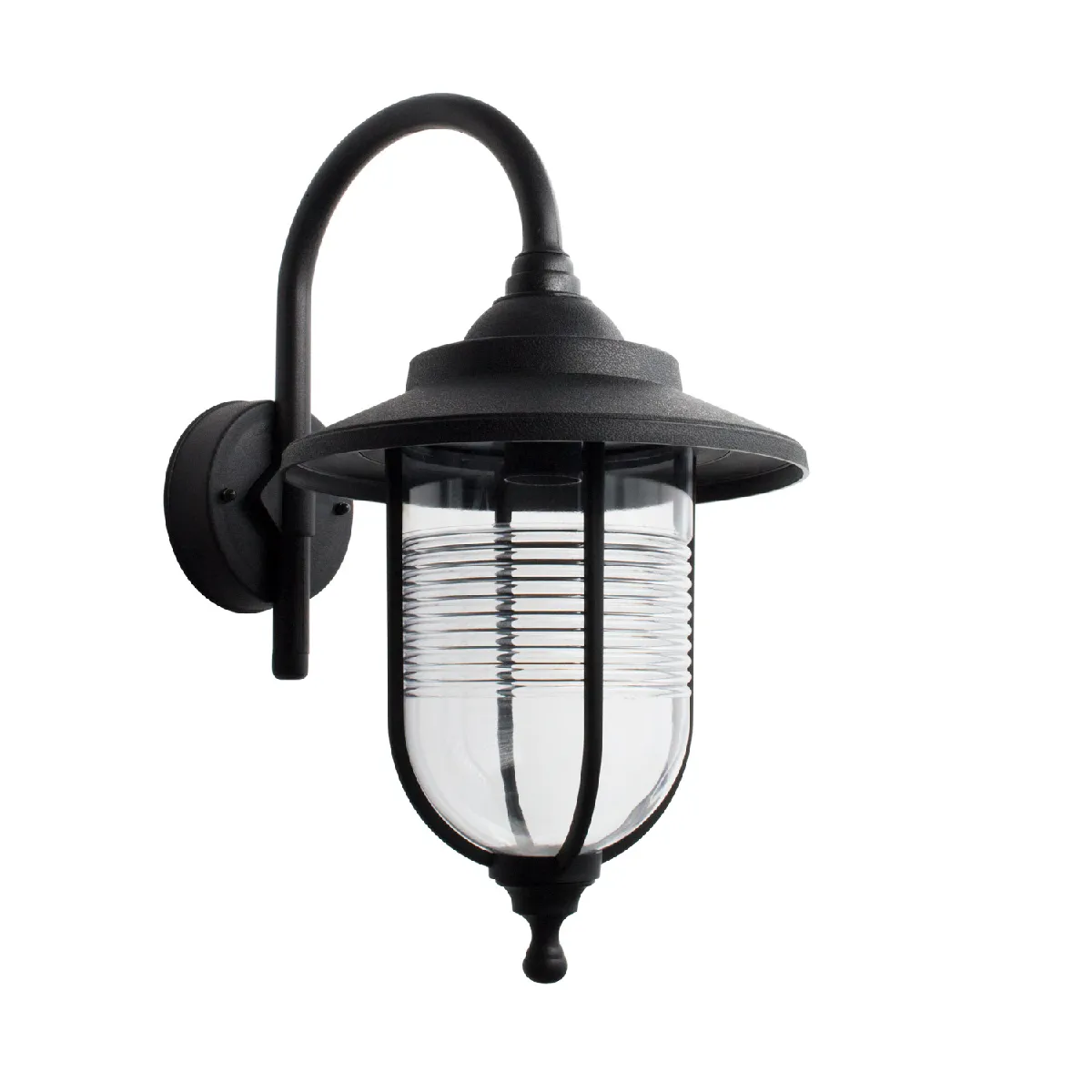 Ledkia Applique murale Berna - Noir Ledkia Applique murale Berna - Noir