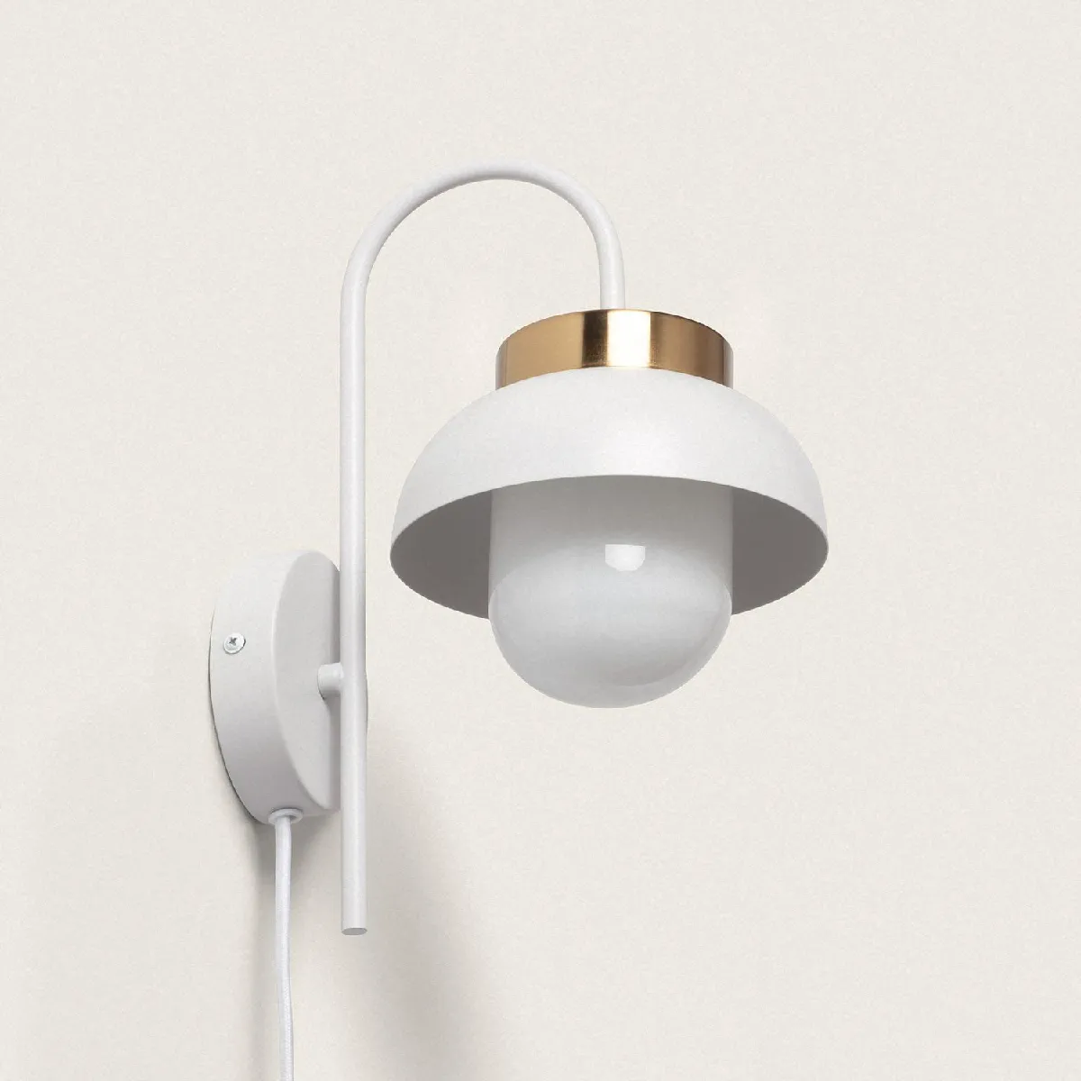 Ledkia Applique murale Geri - Blanc Ledkia Applique murale Geri - Blanc