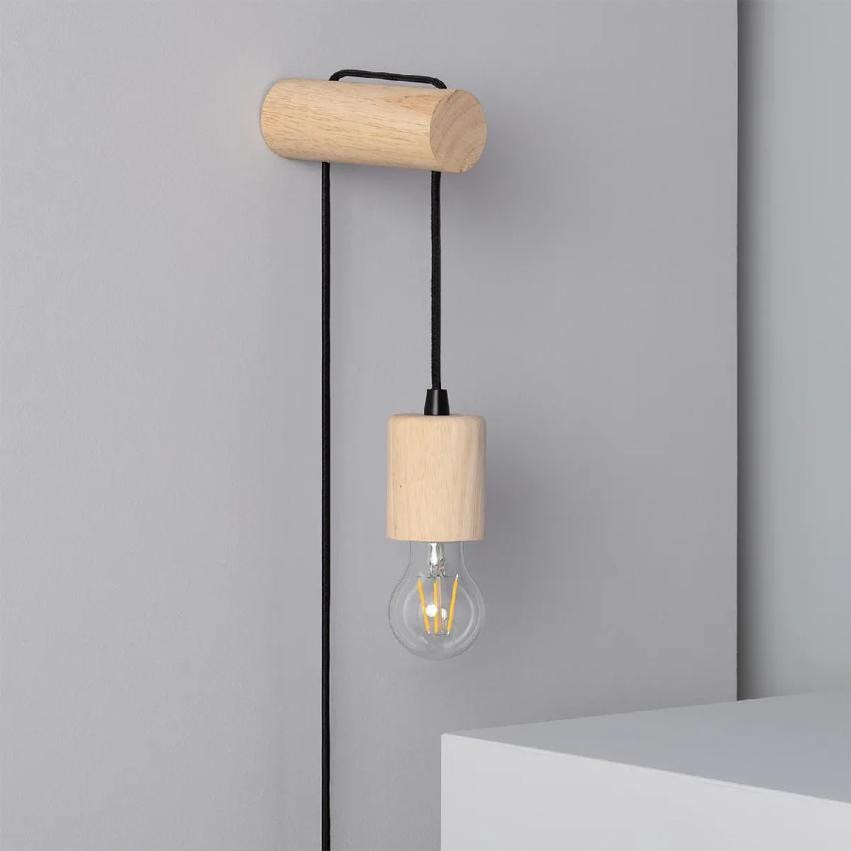 Ledkia applique murale Torse - Naturel Ledkia applique murale Torse - Naturel