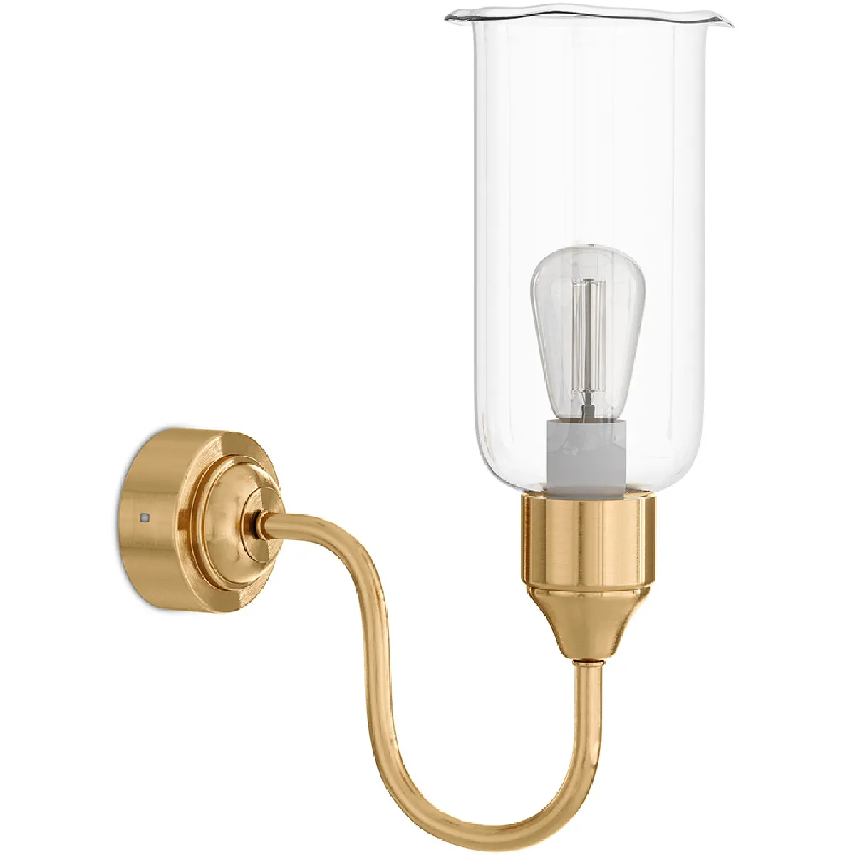 Applique Murale Chandelier - Lampe Dorée - Driss Transparent Applique Murale Chandelier - Lampe Dorée - Driss Transparent