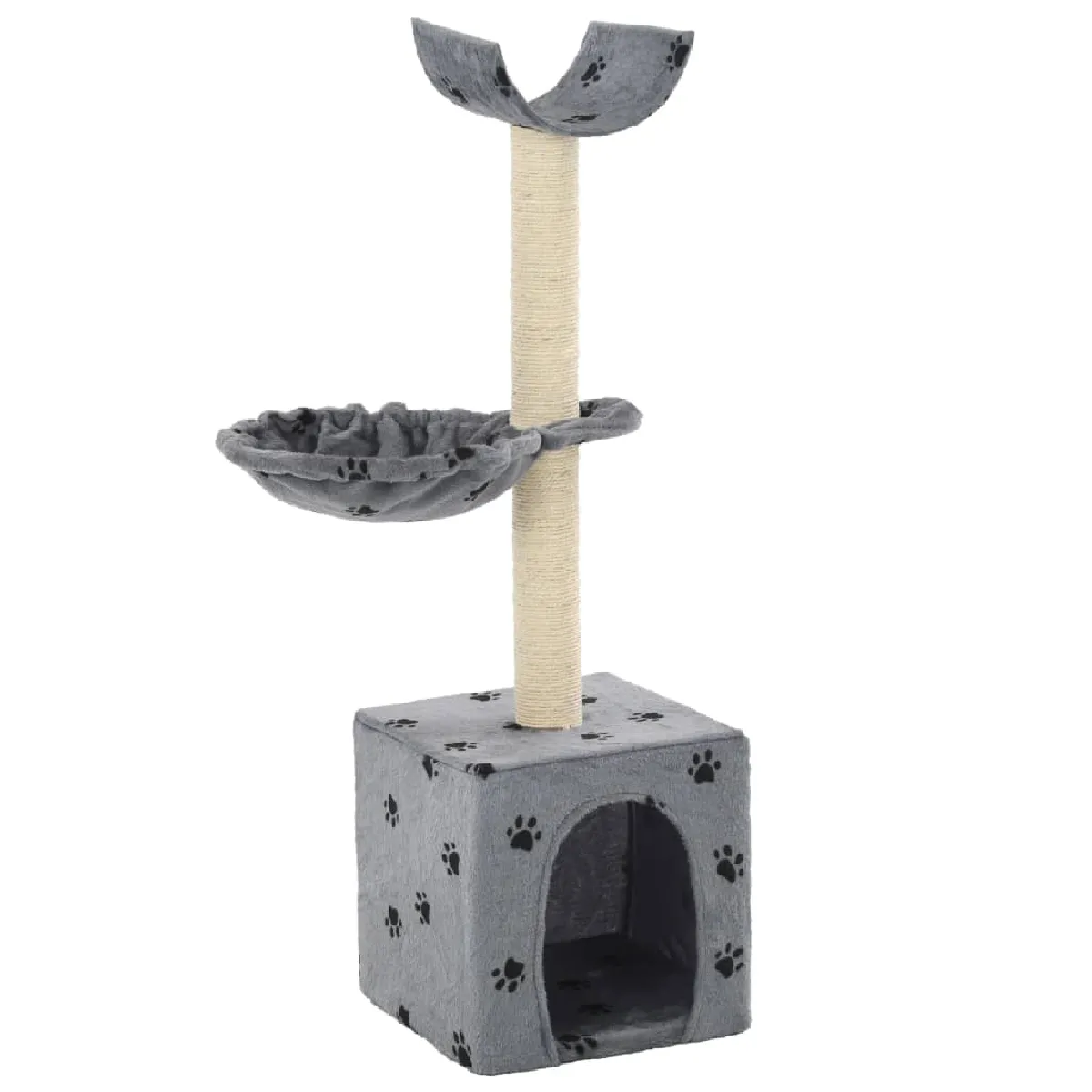 vidaXL Arbre à chat Sisal Empreintes 105 cm - vue 2
