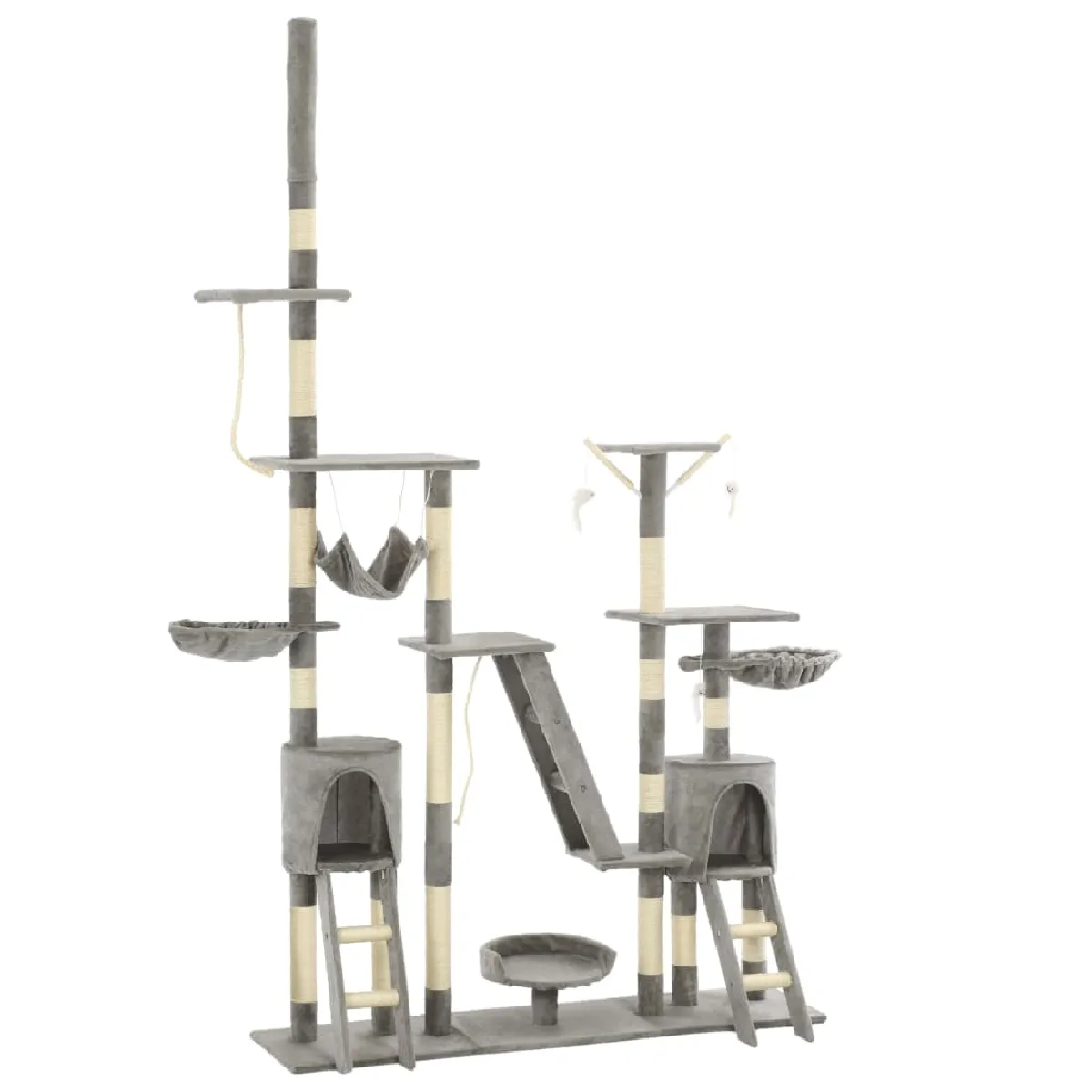 Vidaxl Arbre à chat avec griffoirs en sisal 230-250 cm