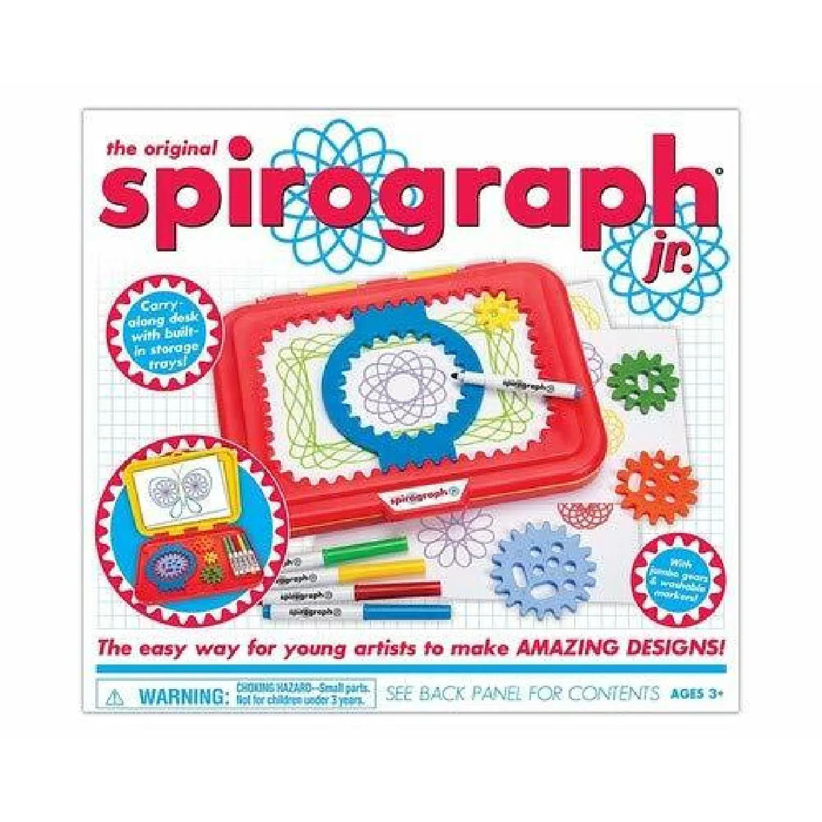 Générique Rouge Kahootz Spirograph Jr. Tableau