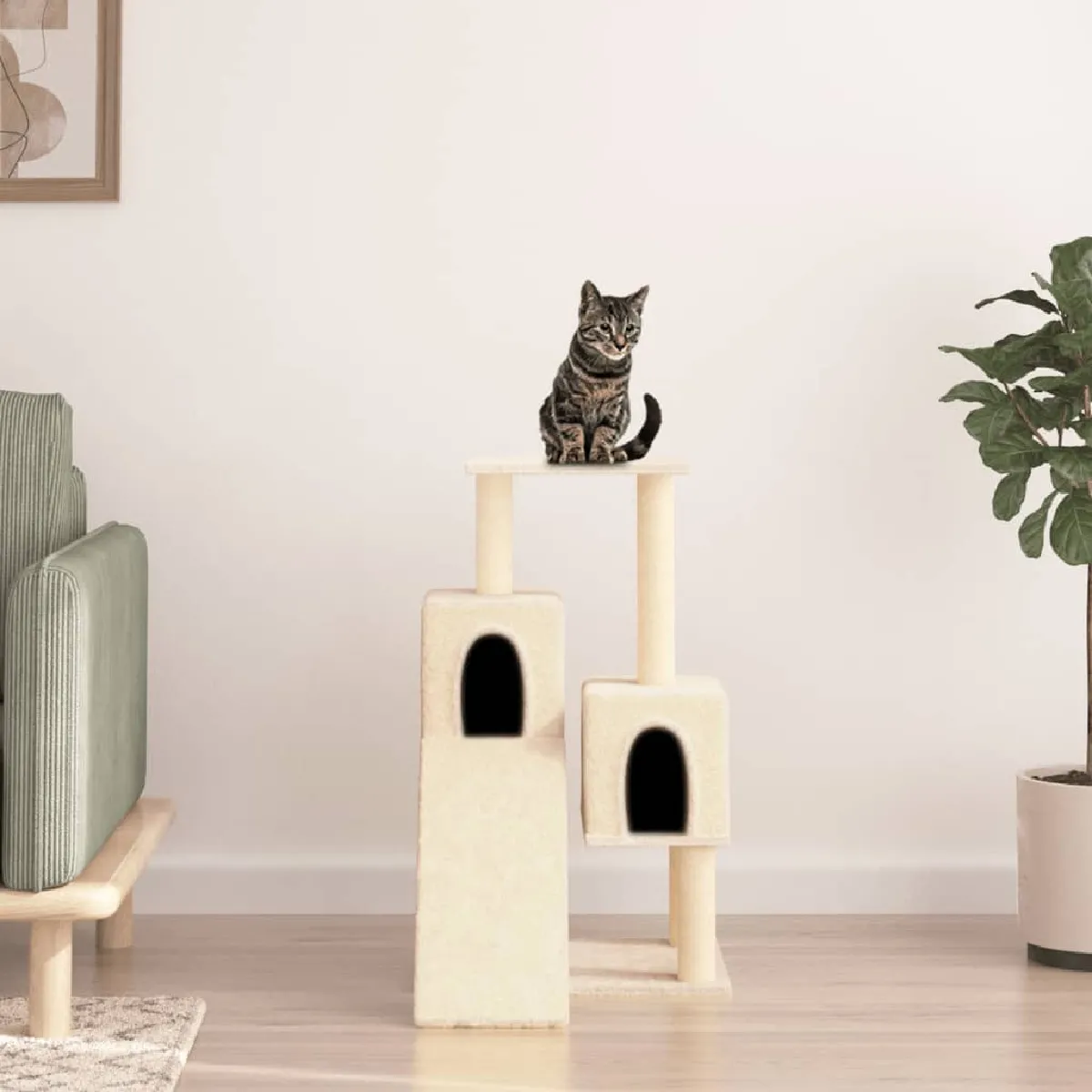 vidaXL Arbre à chat Crème - vue 4