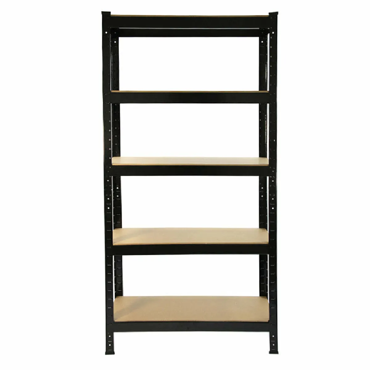 Monstershop Noir Rayonnage Modulable En Acier Sans Boulons T-Rax - 75 X 30 X 150 Cm