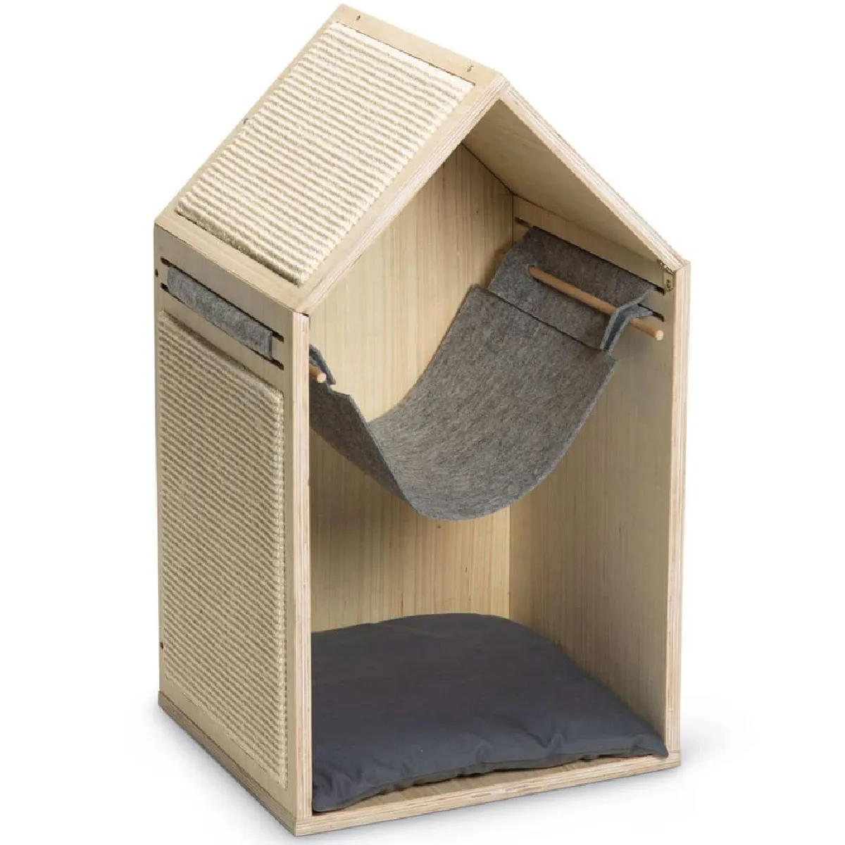 Meilleurs prix pour Beeztees Griffoir pour chat Migo 40x35x69,5 cm Bois