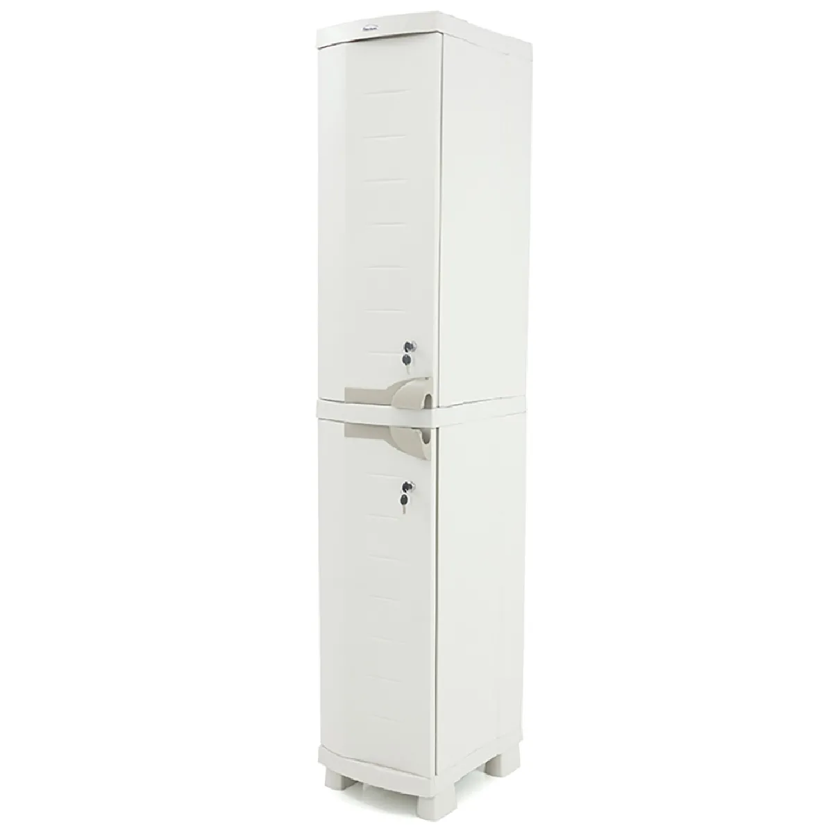 Pegane Armoire colonne - Beige