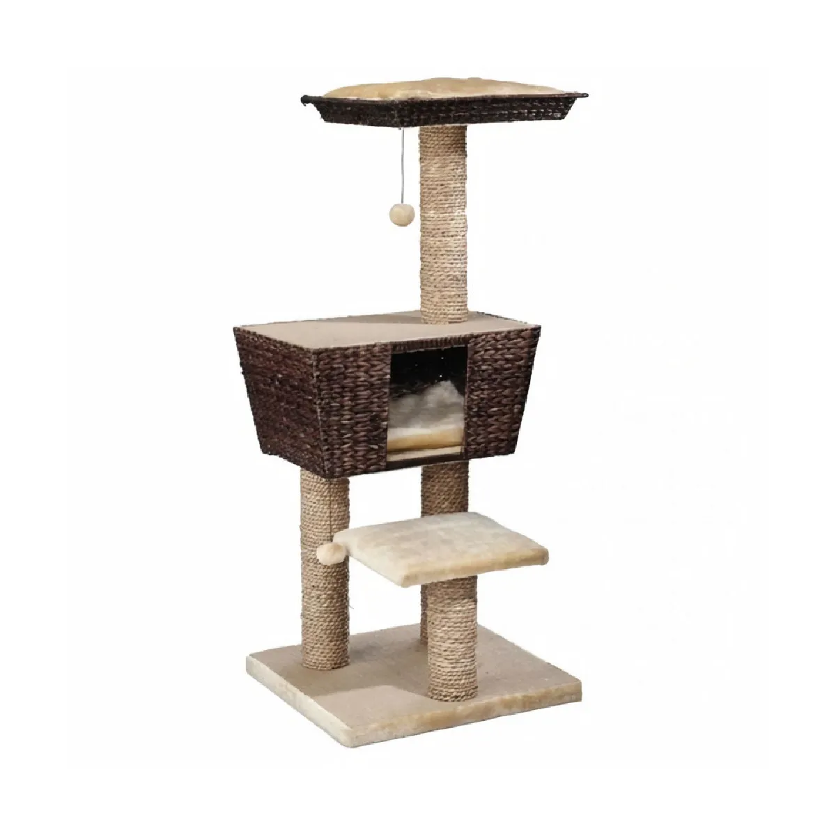 Ebi Griffoir en sisal Trend Tree Grenada - 114 cm - Gris Ebi Griffoir en sisal Trend Tree Grenada - 114 cm - Gris